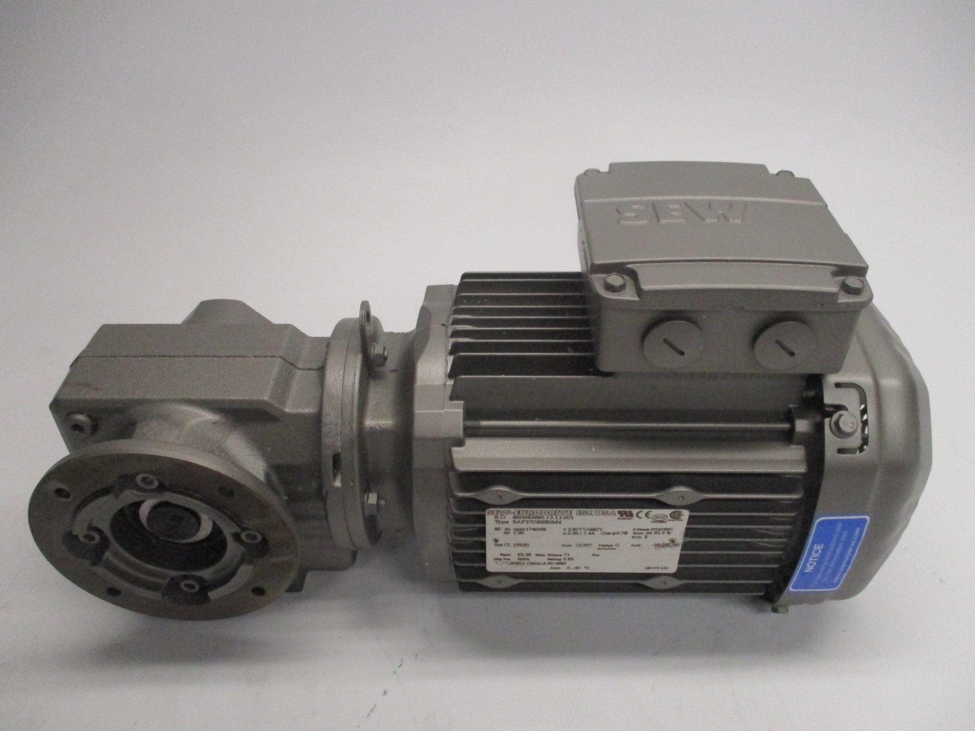 SEW EURODRIVE SAF37DRE80M4 NSMP