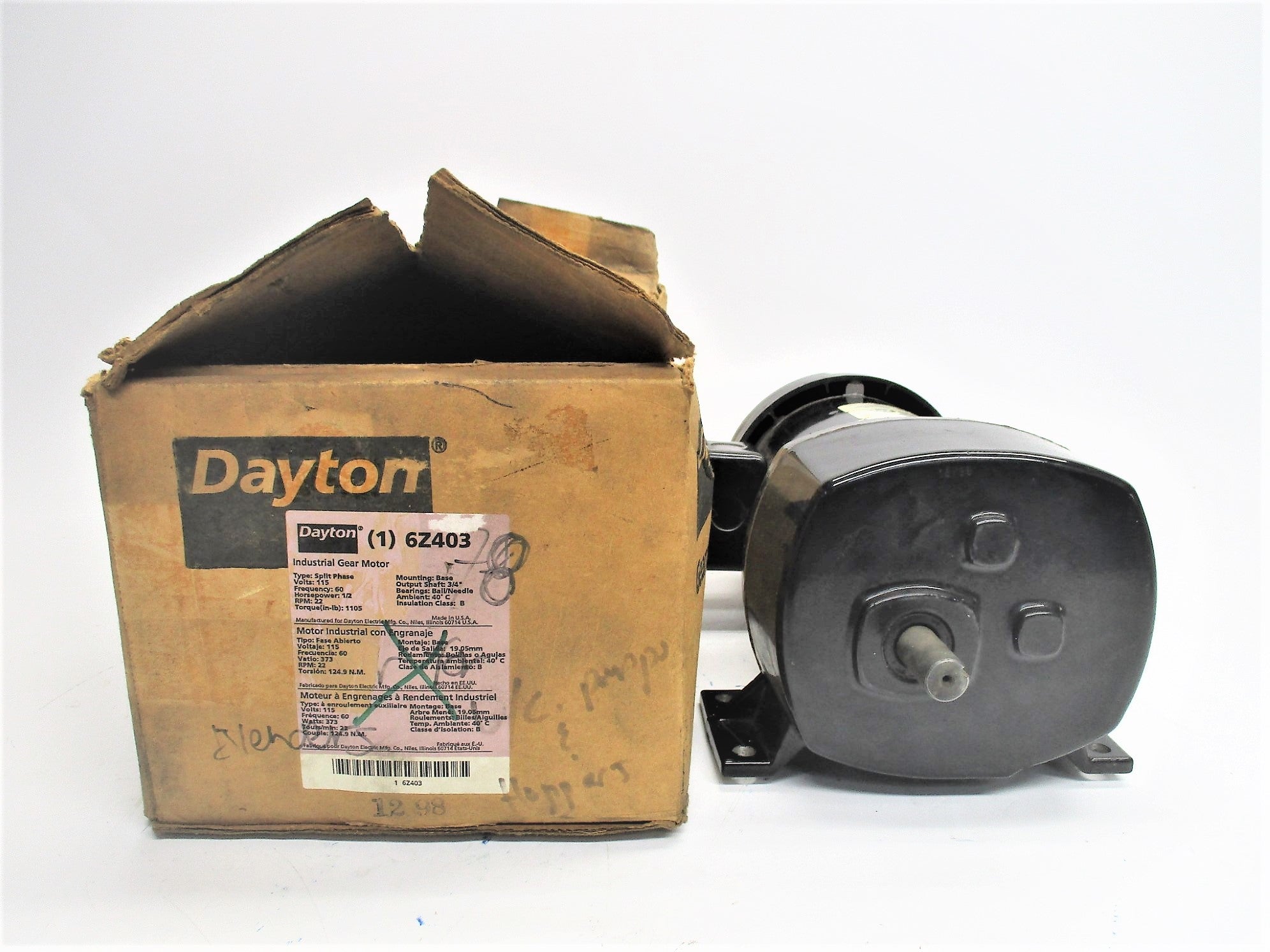 DAYTON 6Z403 NSMP