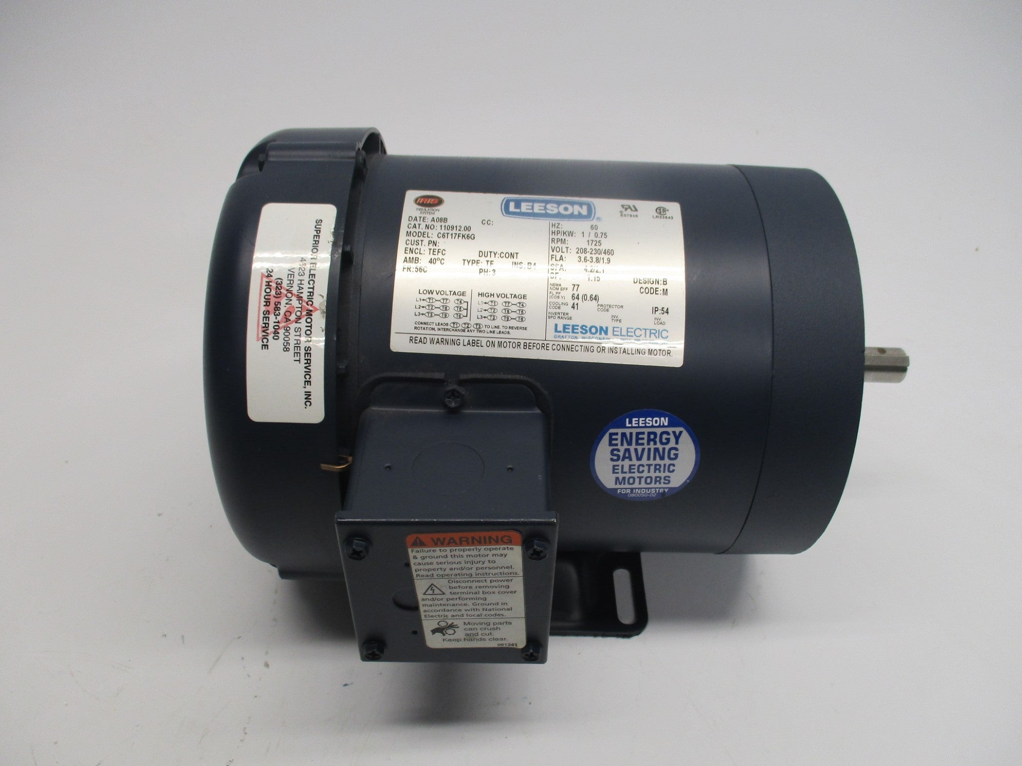 LEESON C6T17FK6G 110912.00 NSMP