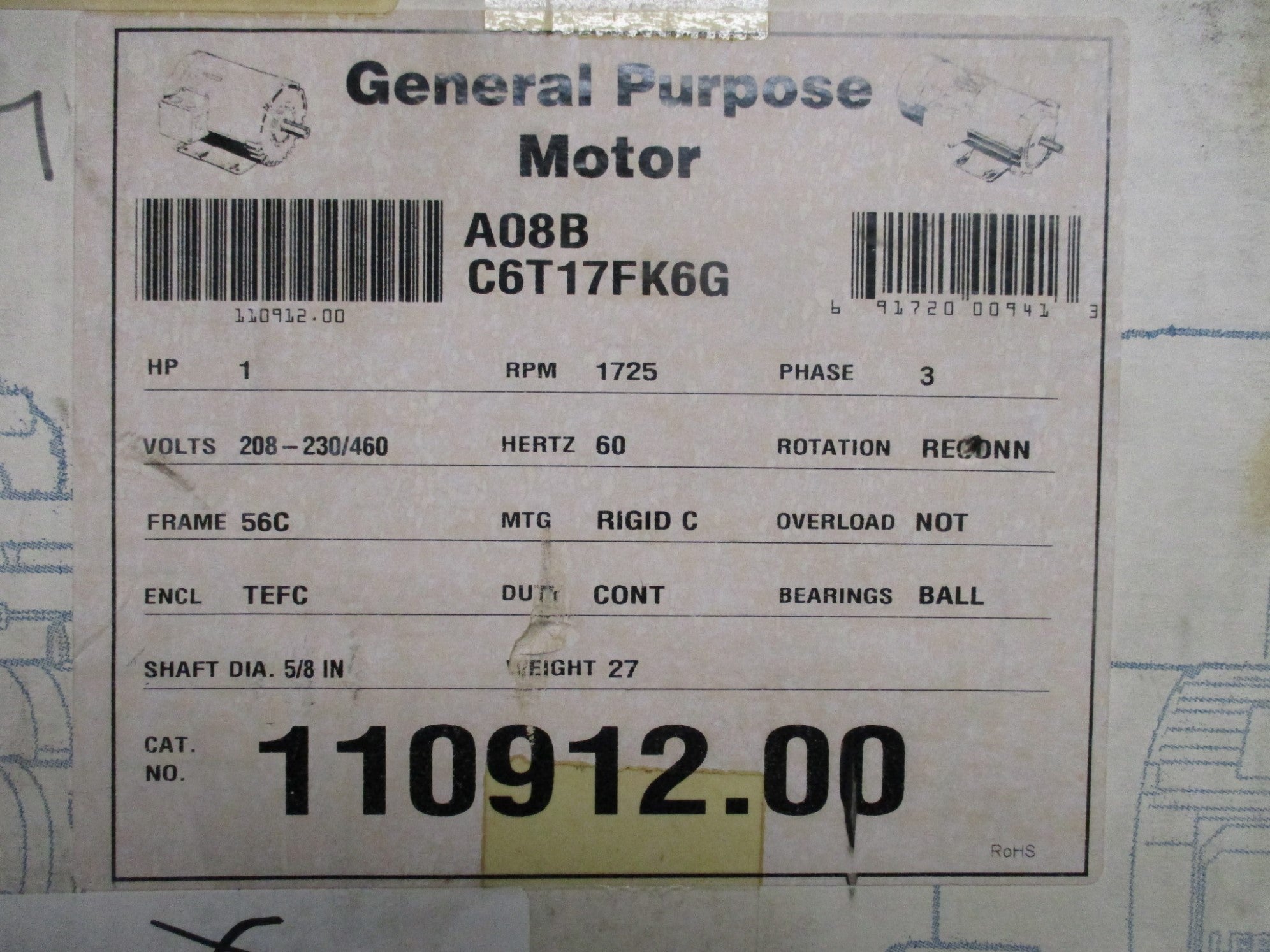 LEESON C6T17FK6G 110912.00 NSMP