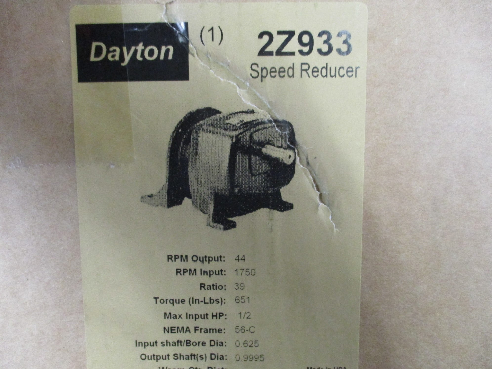 DAYTON 2Z933 NSMP