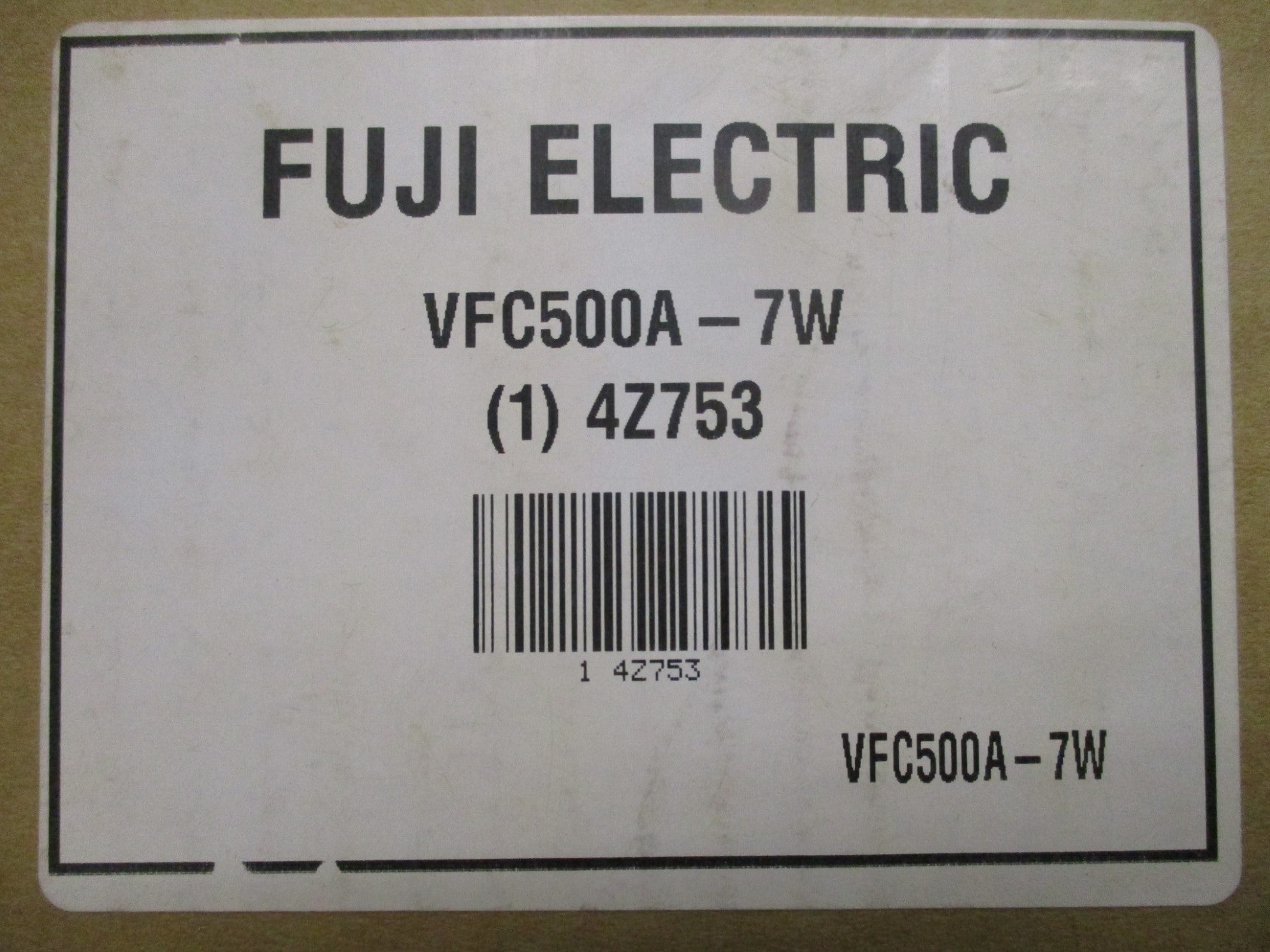 FUJI ELECTRIC VFC500A-7W 460V 3.1A NSMP