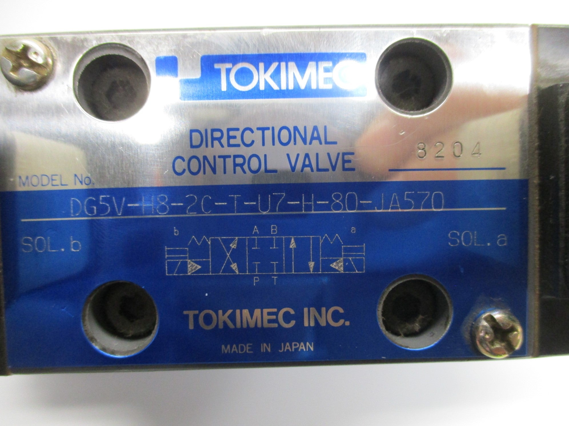 TOKIMEC DG5V-H8-2C-T-U7-H-80-JA570 NSNP