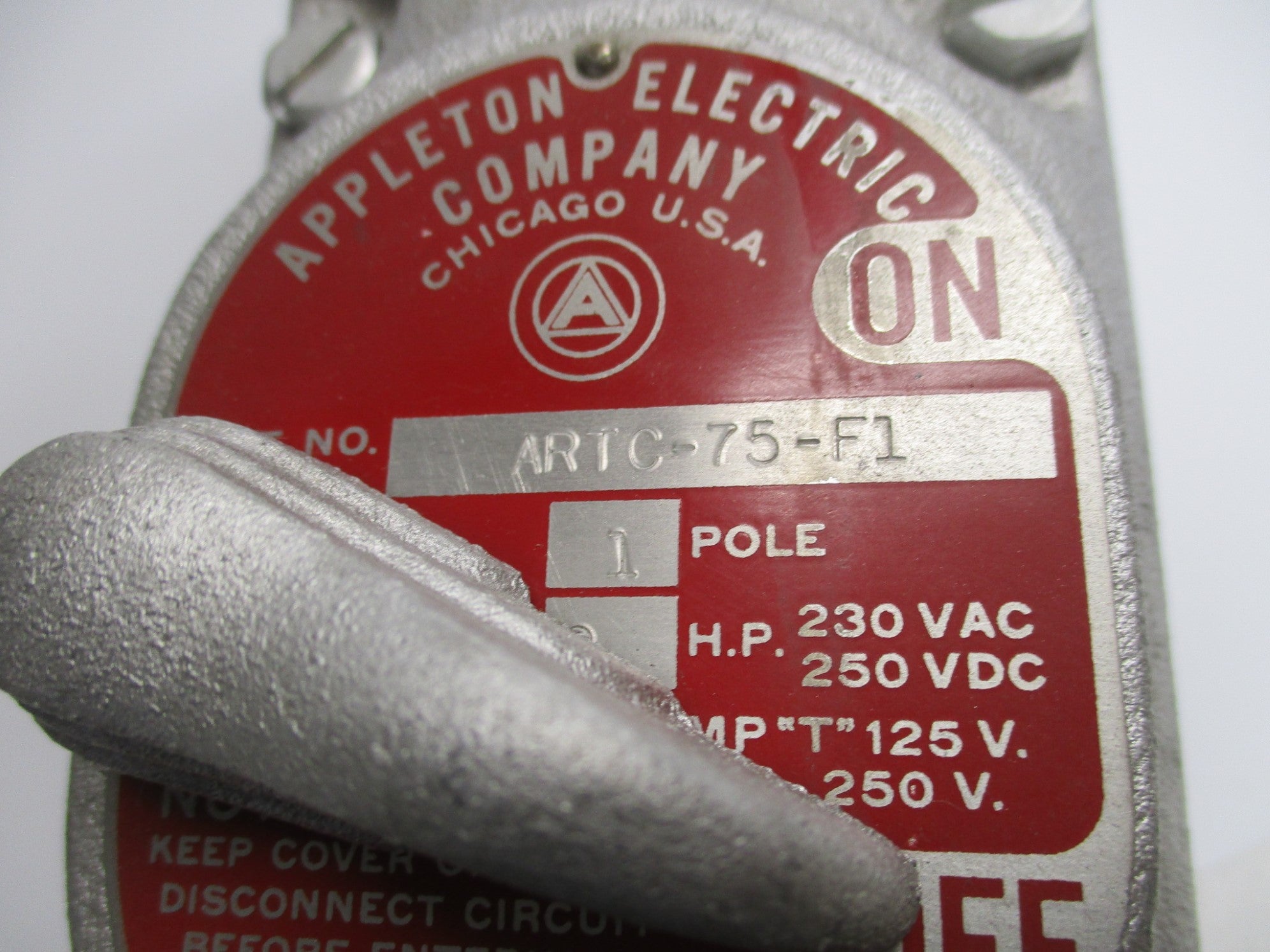APPLETON ARTC-75-F1 NSNP