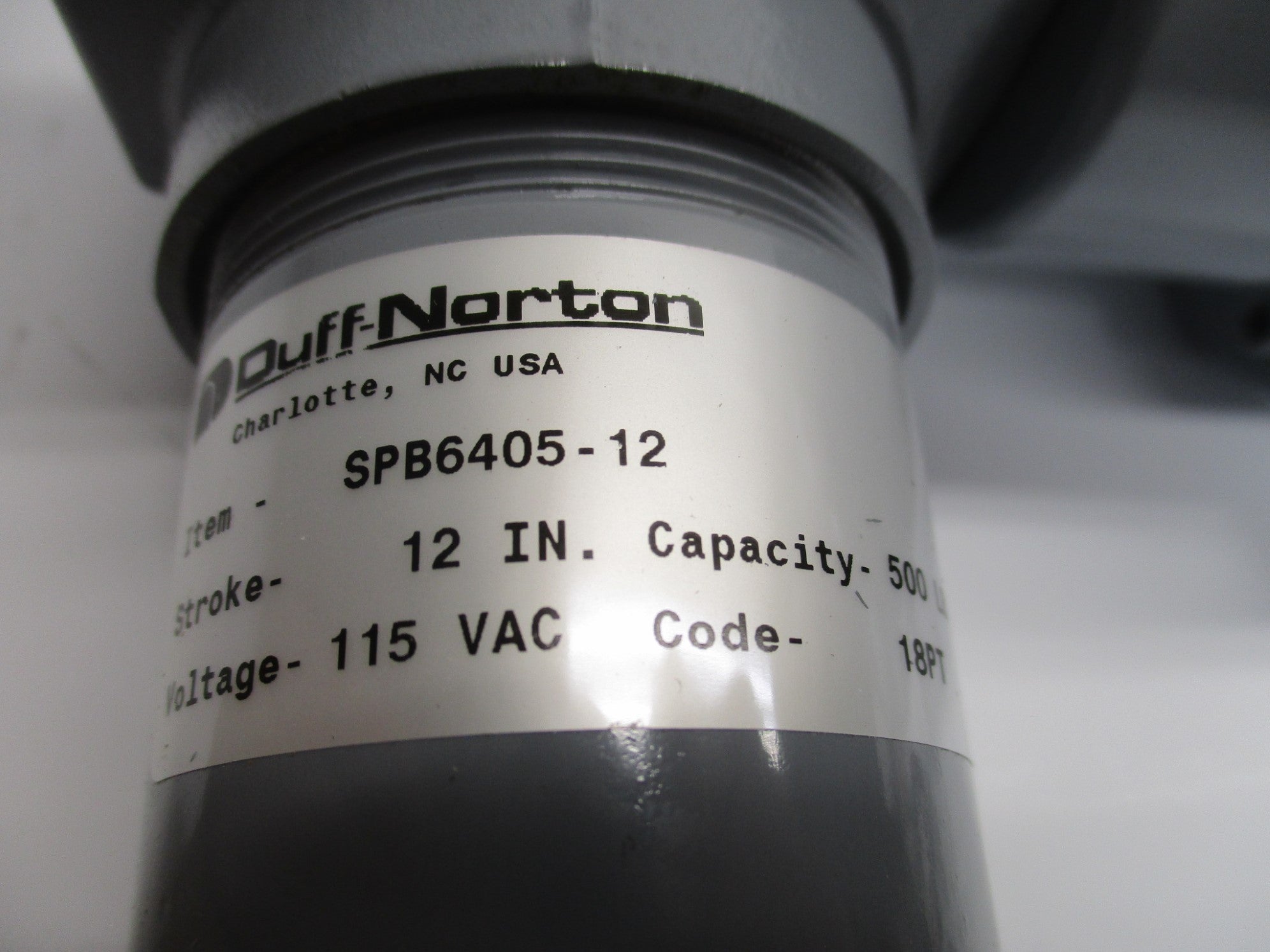 DUFF NORTON SPB6405-12 NSMP