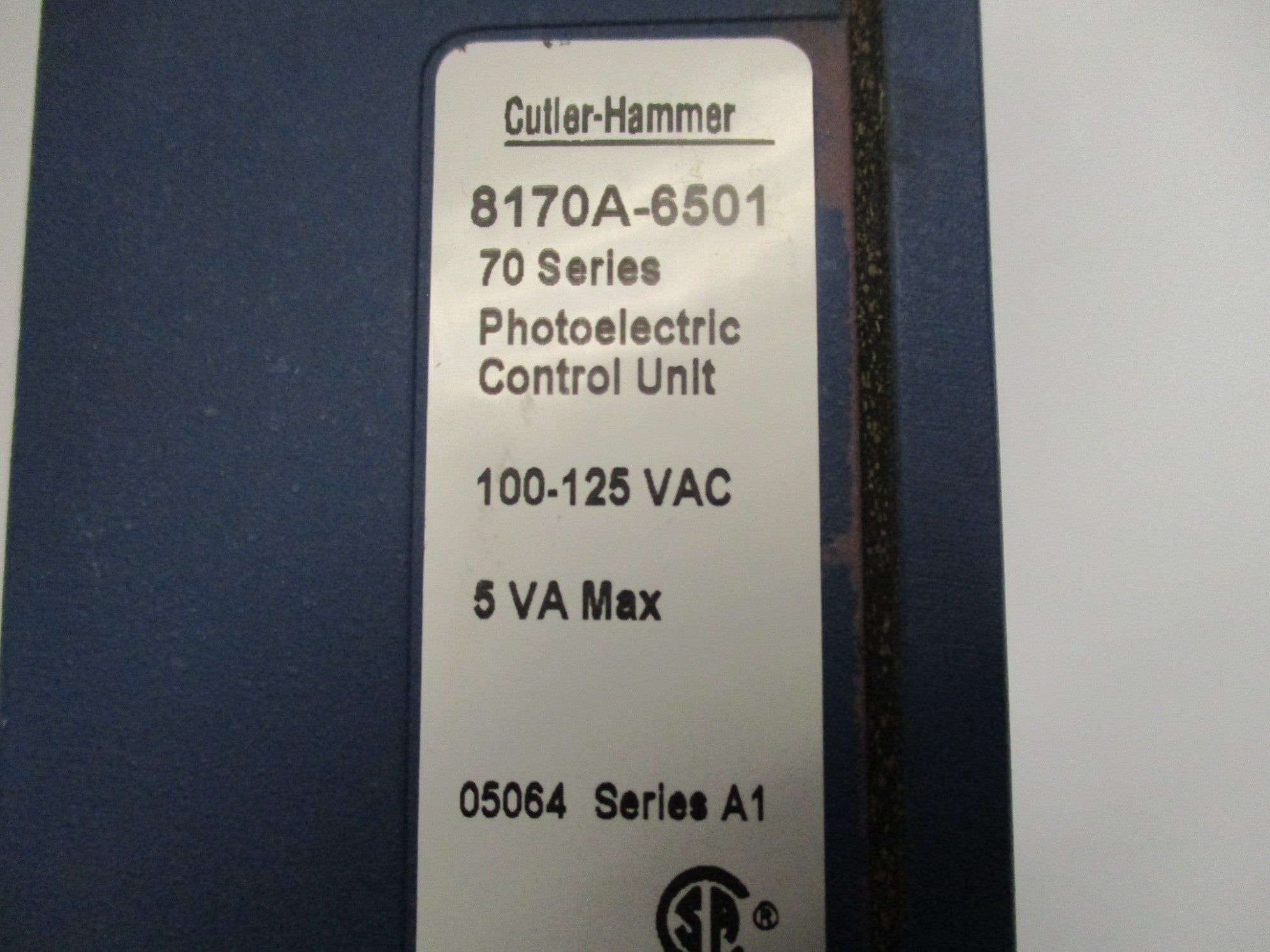 CUTLER HAMMER 8170A-6501 NSNP