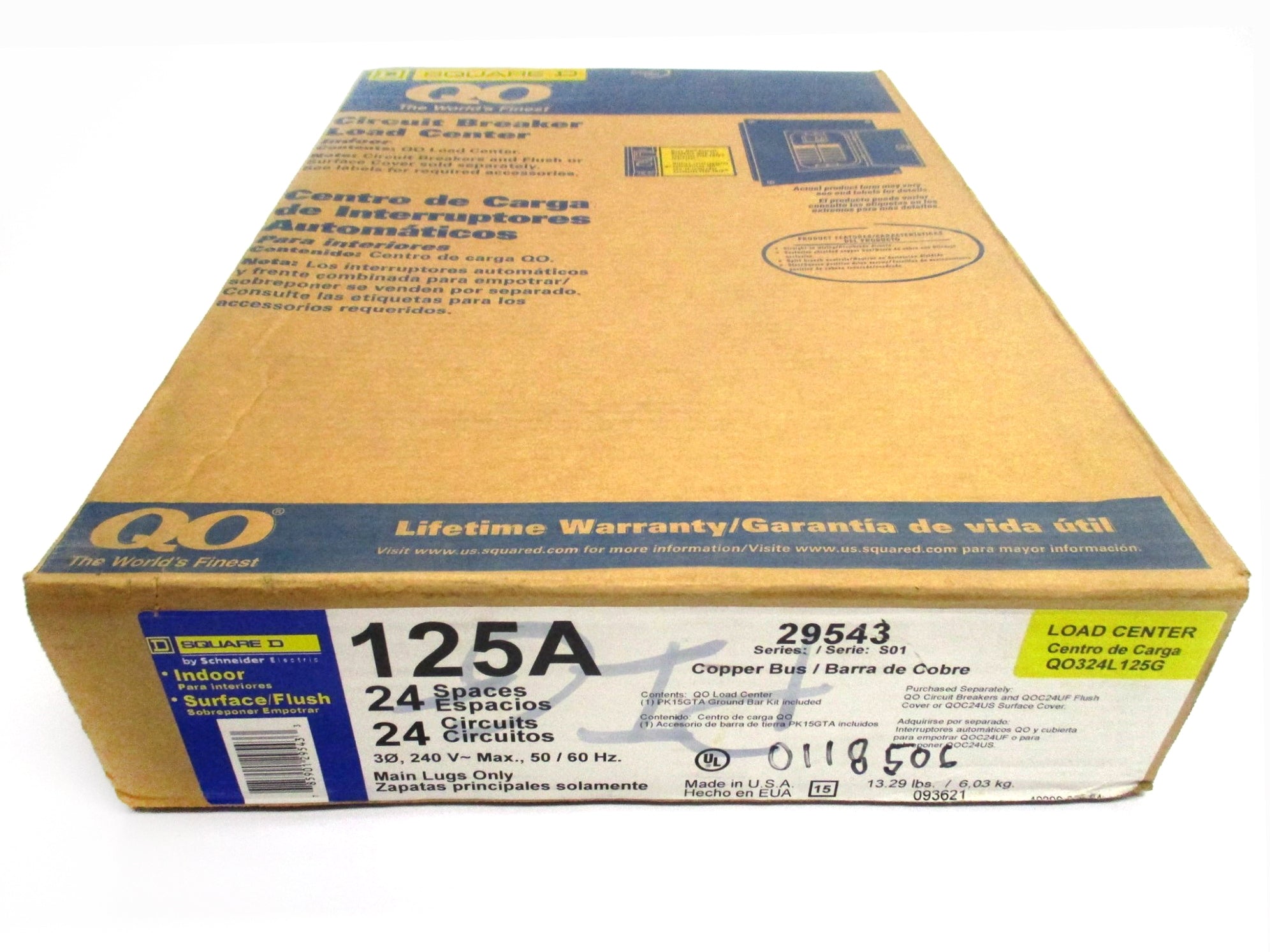 SQUARE D QO324L125G SER. S01 NSFS