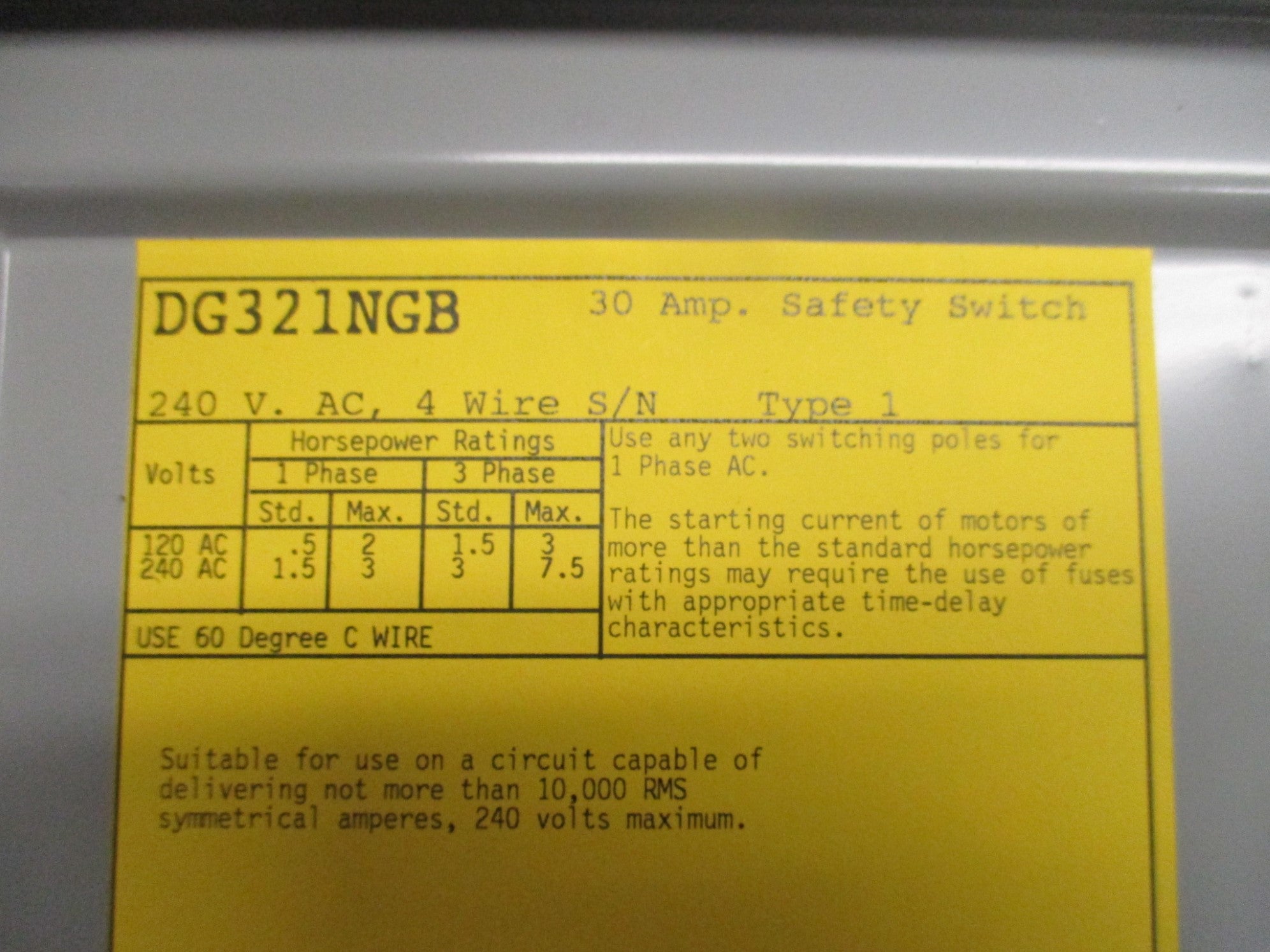 EATON DG321NGB NSNP