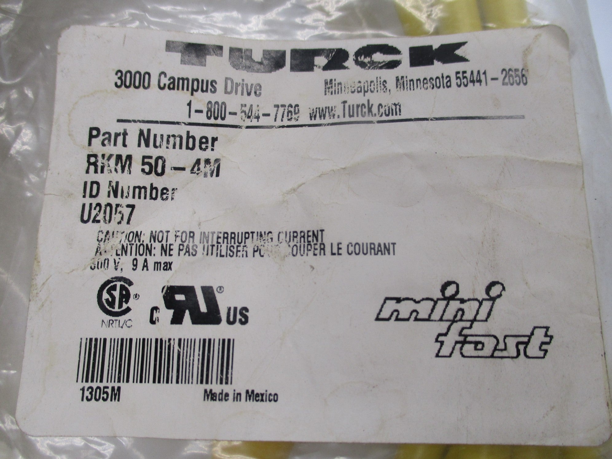 TURCK RKM50-4M NSMP