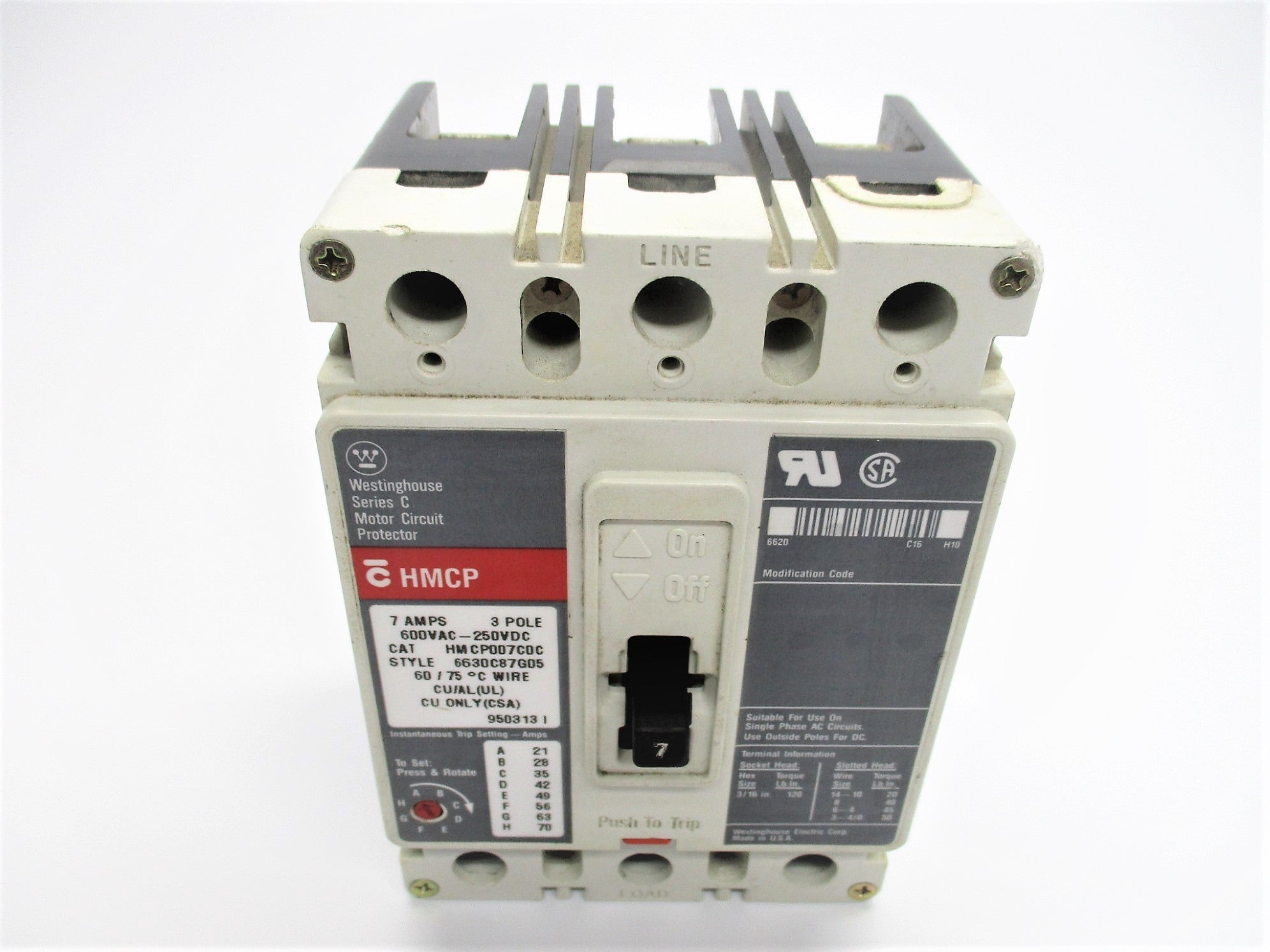 WESTINGHOUSE HMCP007C0C 7A (GREY) NSNP