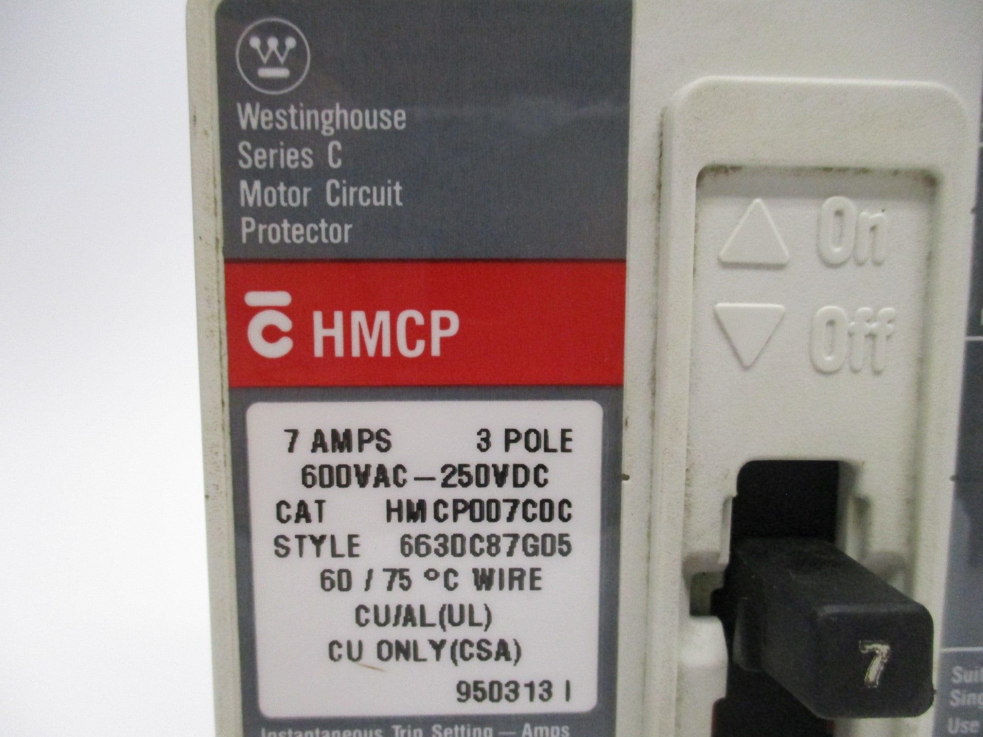 WESTINGHOUSE HMCP007C0C 7A (GREY) NSNP