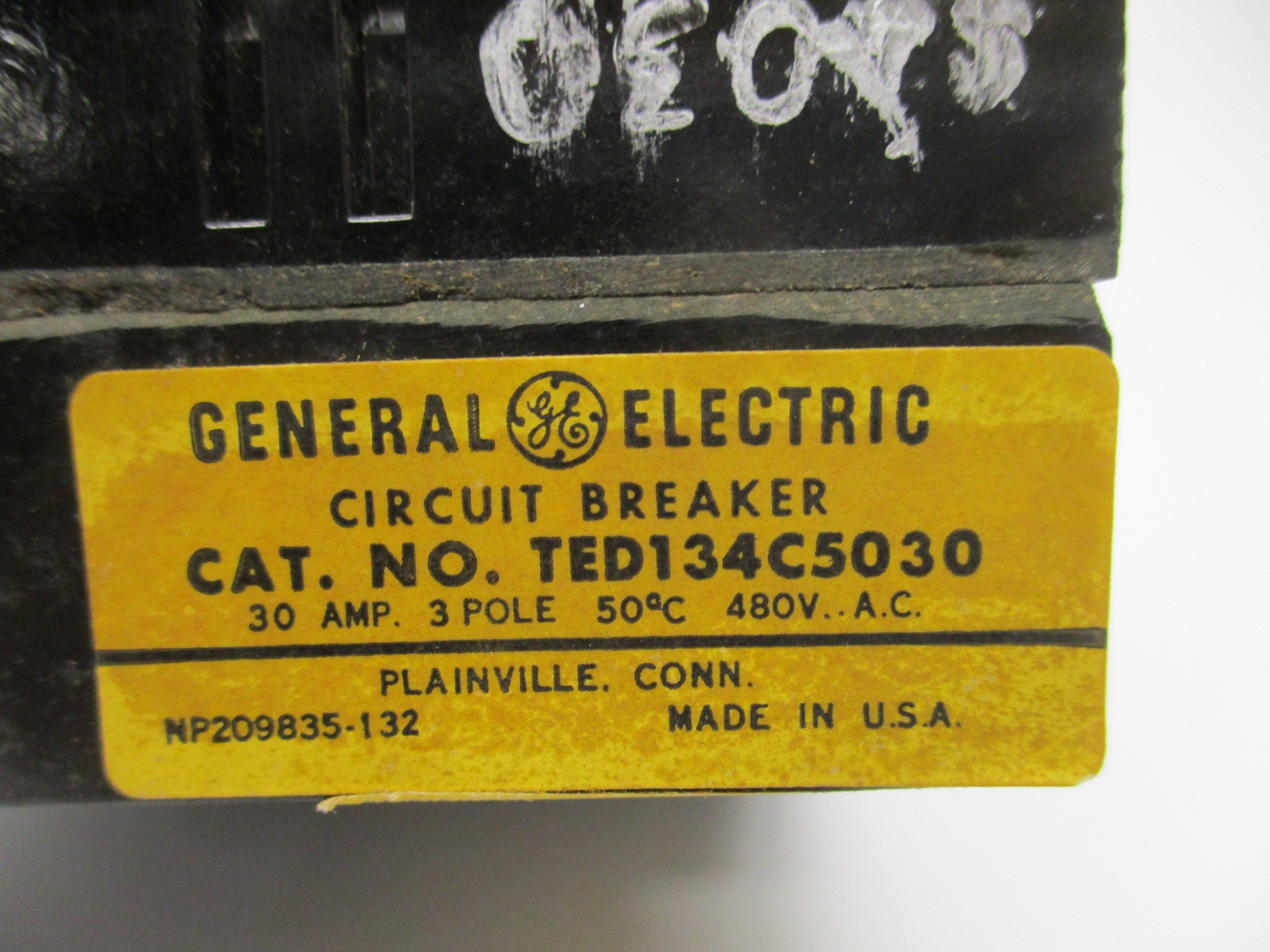 GENERAL ELECTRIC TED134C5030 30A 480V (BLACK) NSNP