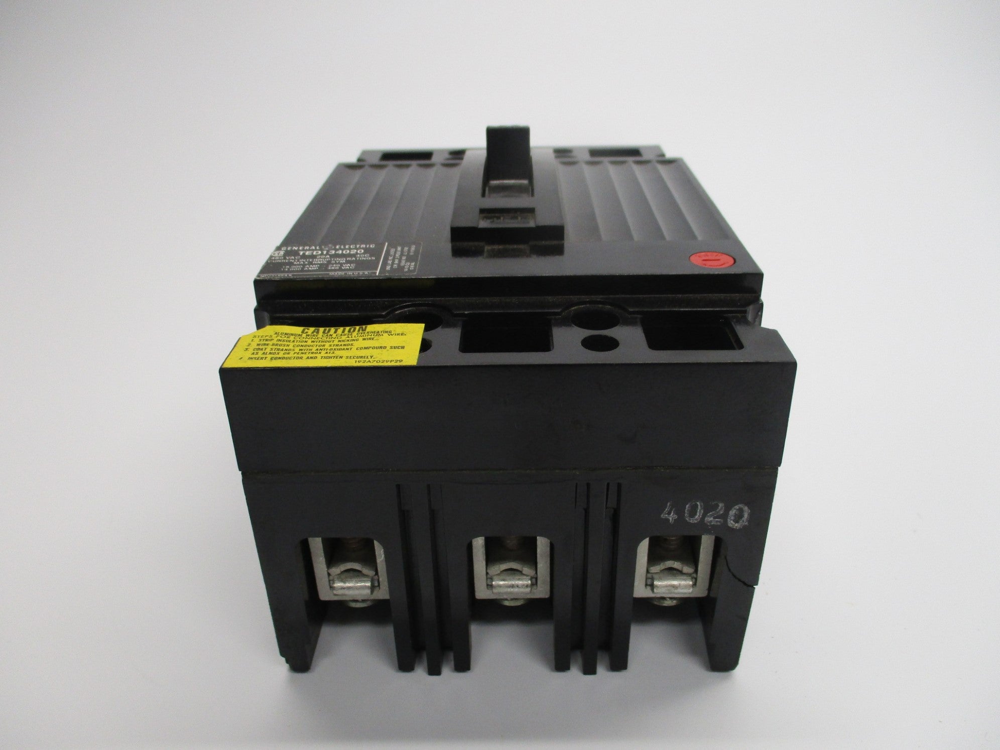 GENERAL ELECTRIC TED134020 480V 20A (BLACK) NSNP