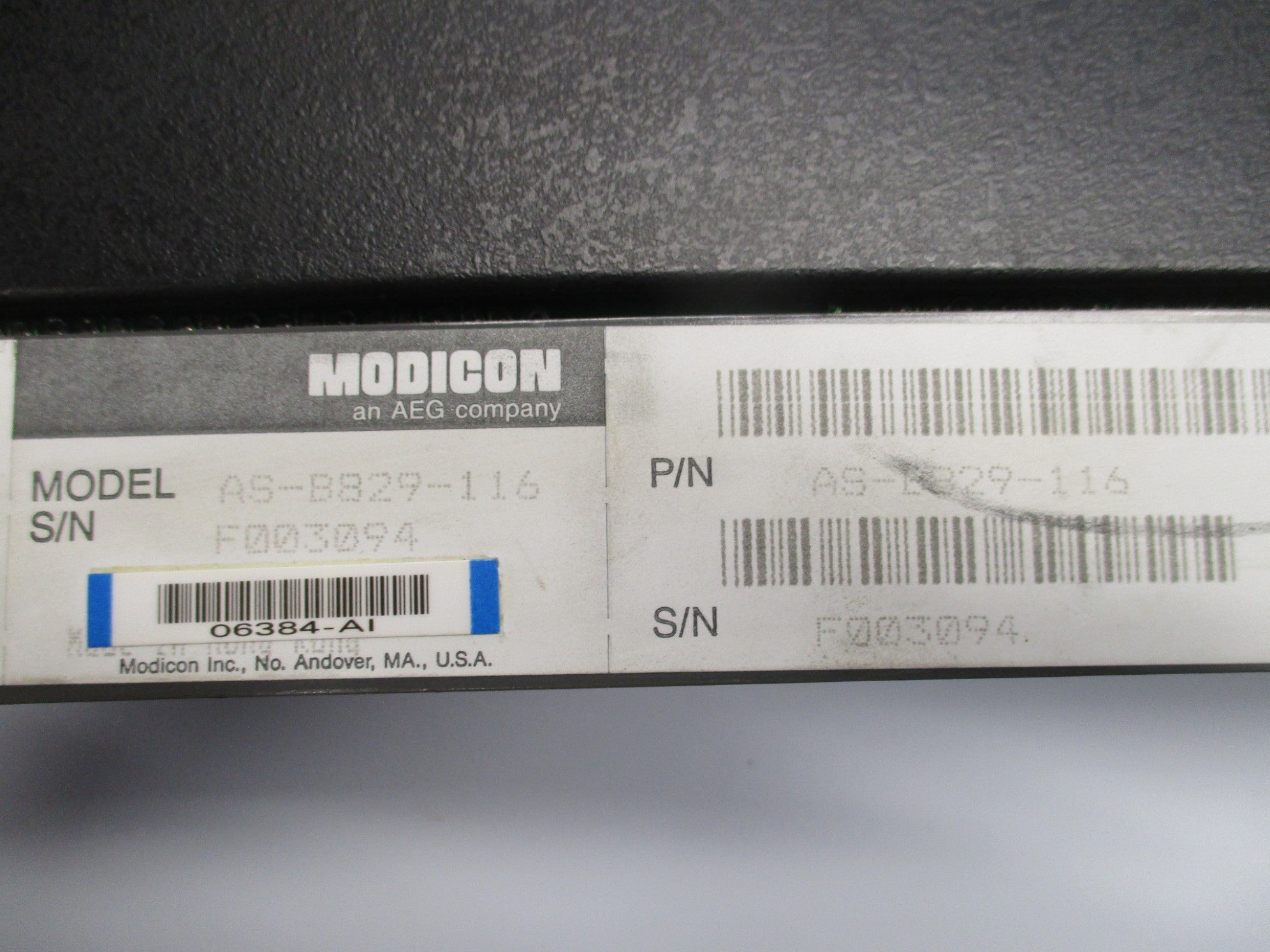 MODICON AS-B829-116 (AS PICTURED) NSNP