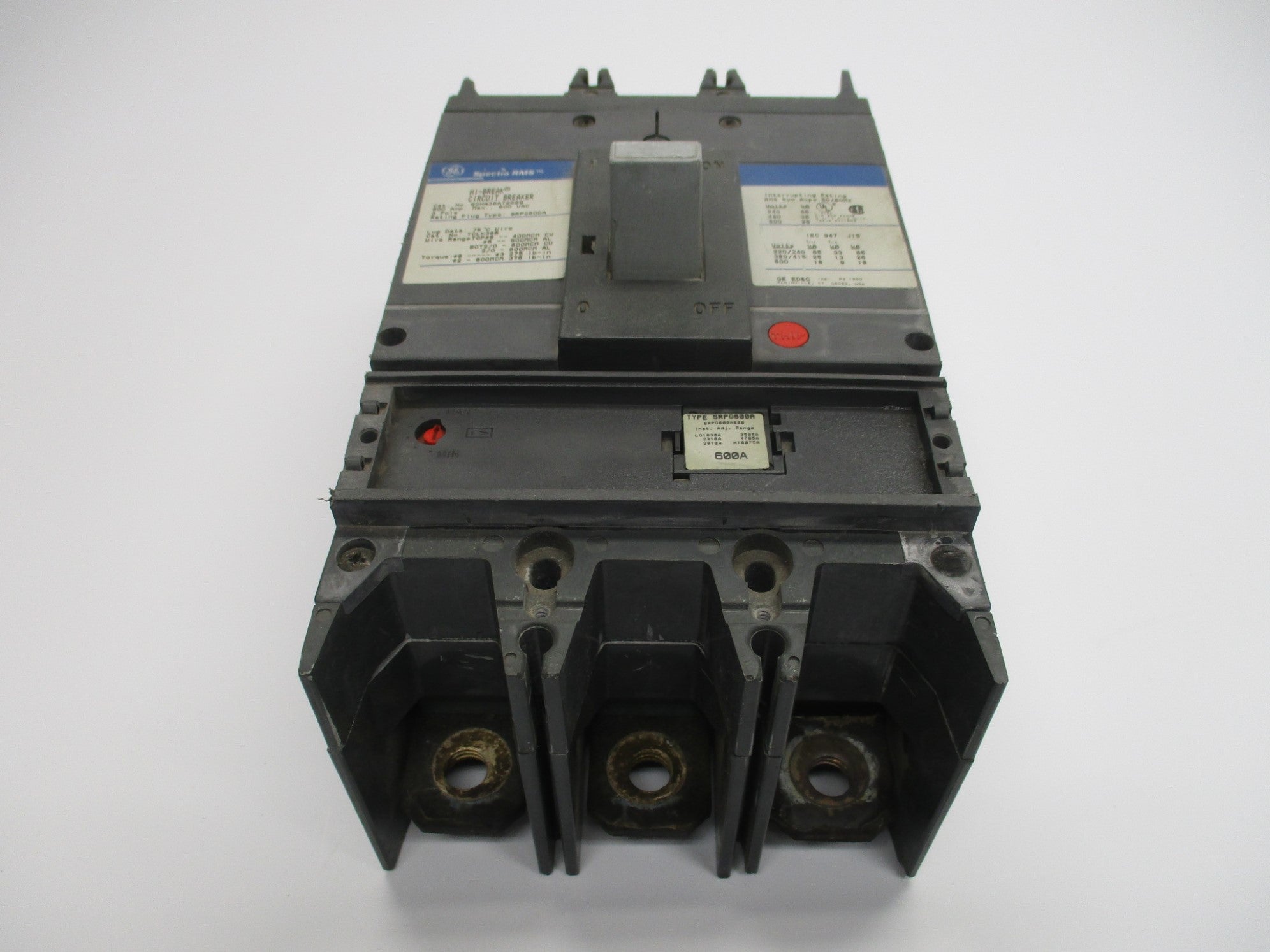 GENERAL ELECTRIC SGHA36AT0600 600A 600V UNMP