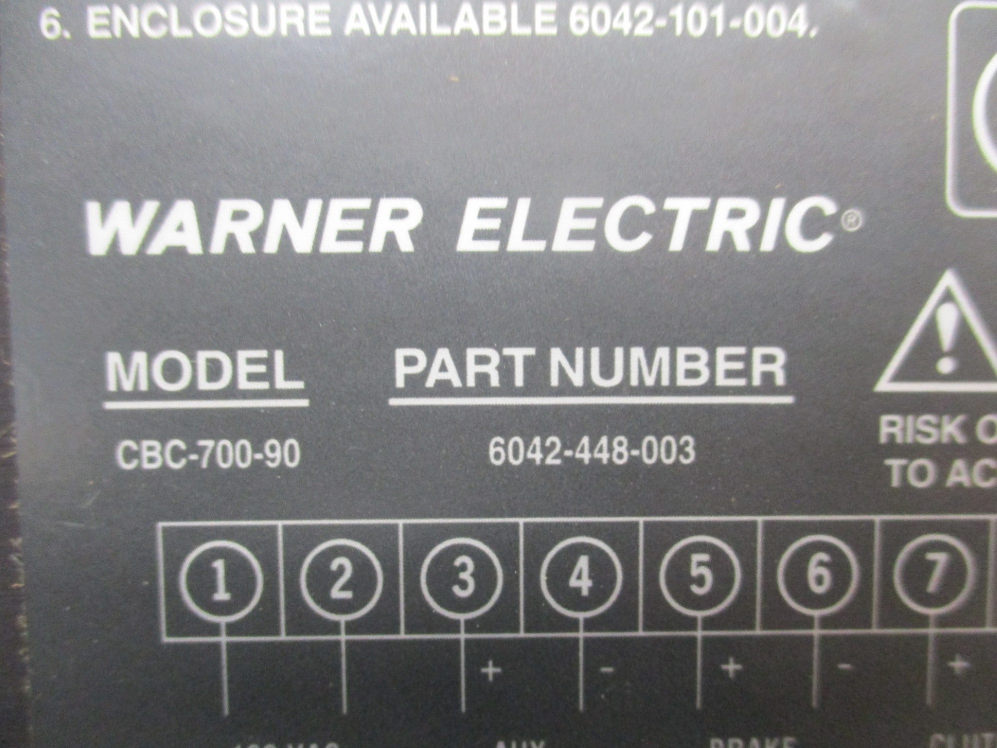 WARNER ELECTRIC CBC-700-90 NSNP