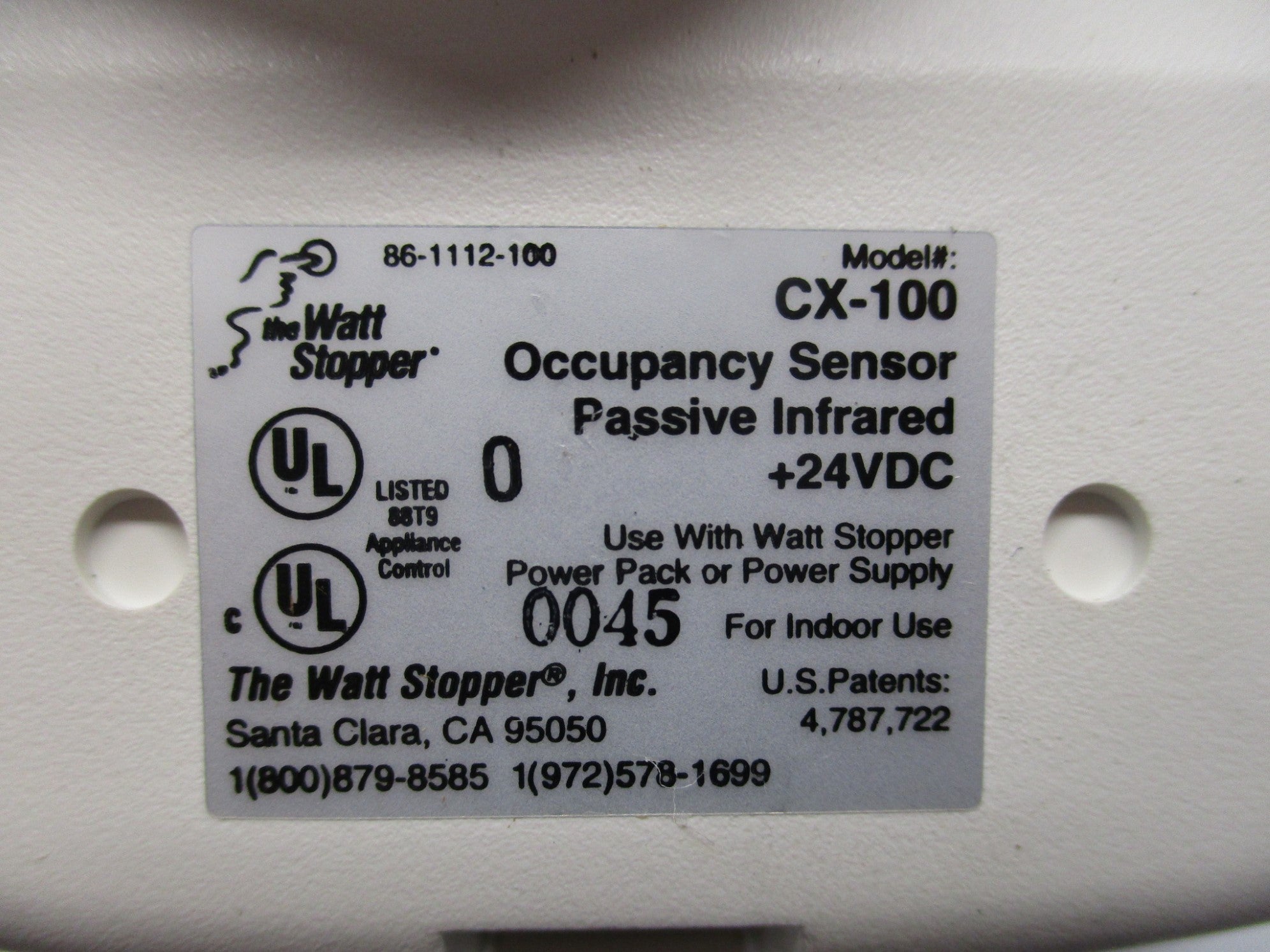 THE WATT STOPPER CX-100 NSMP