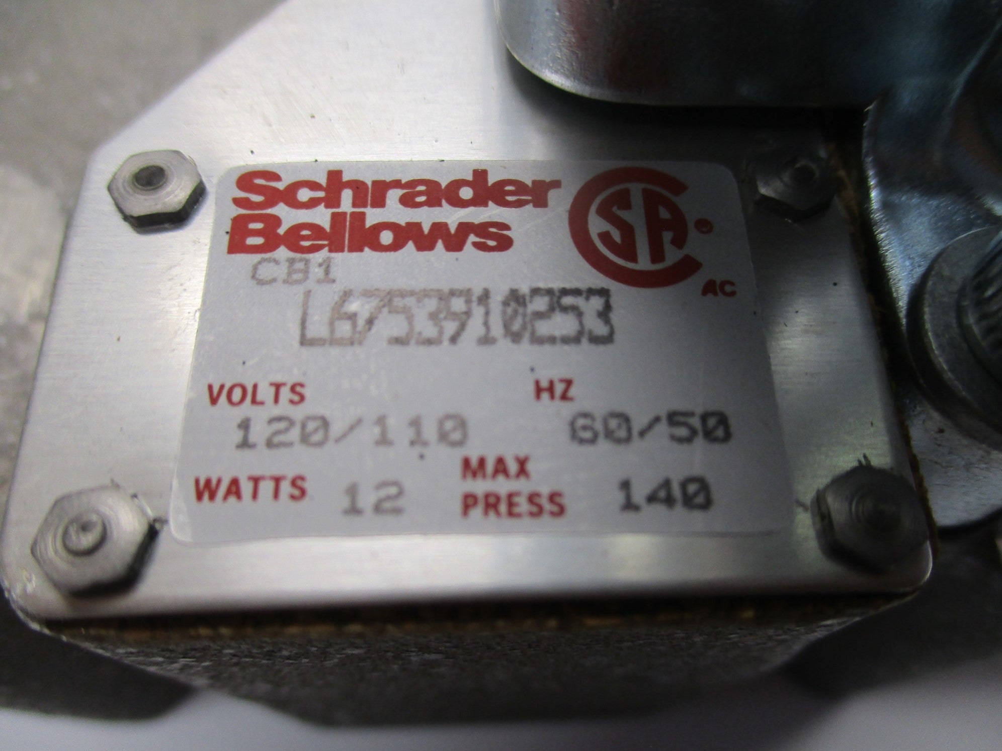 SCHRADER BELLOWS L6753910253 NSMP