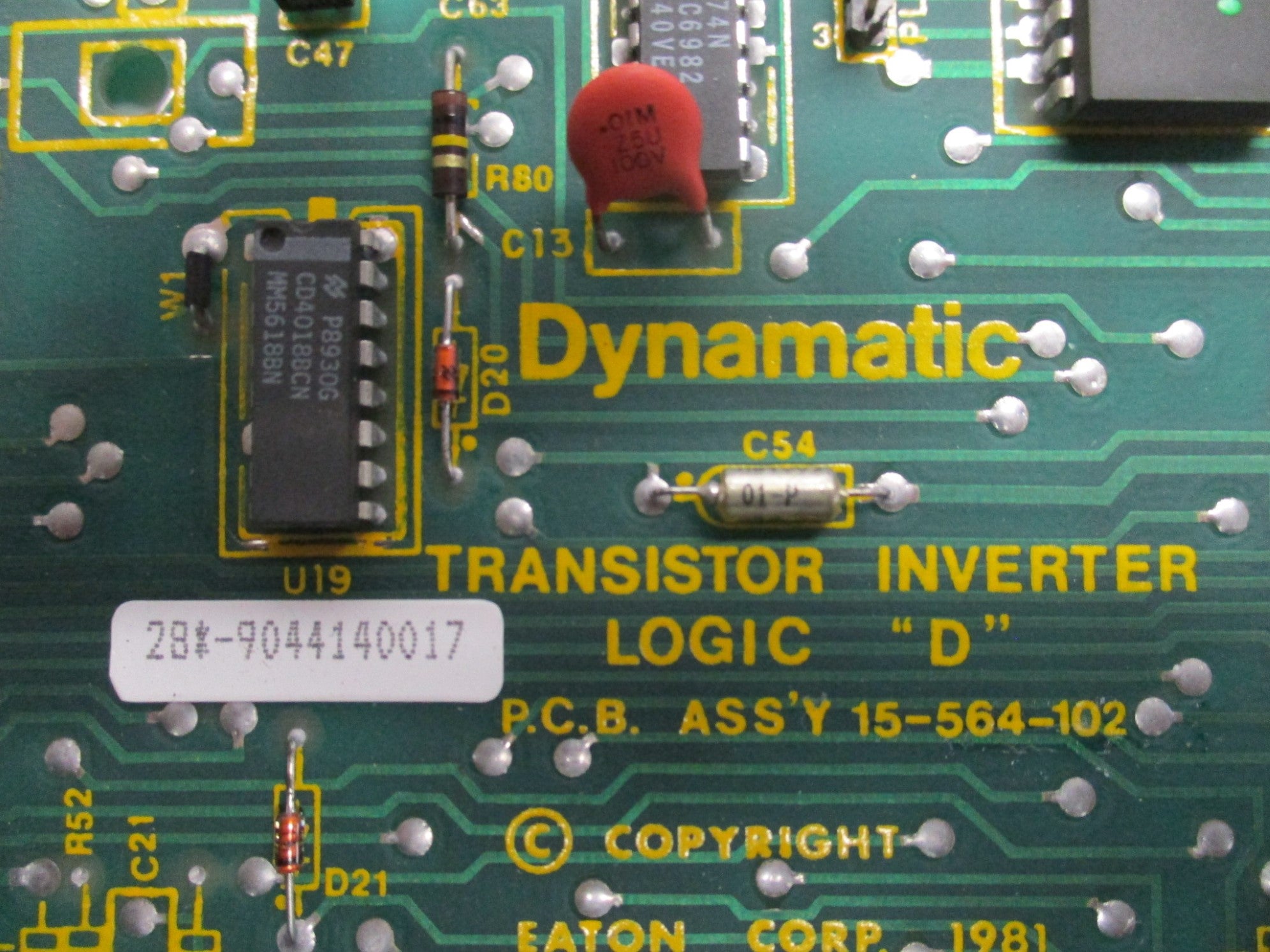 DYNAMATIC 15-564-102 NSNP