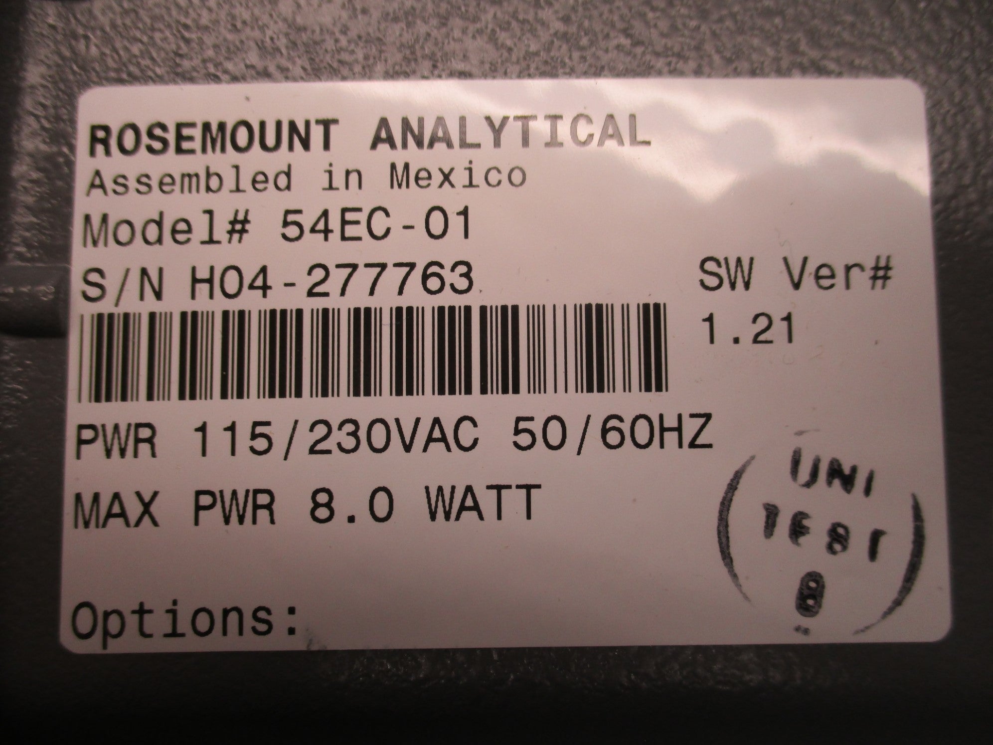ROSEMOUNT 54EC-01 NSMP