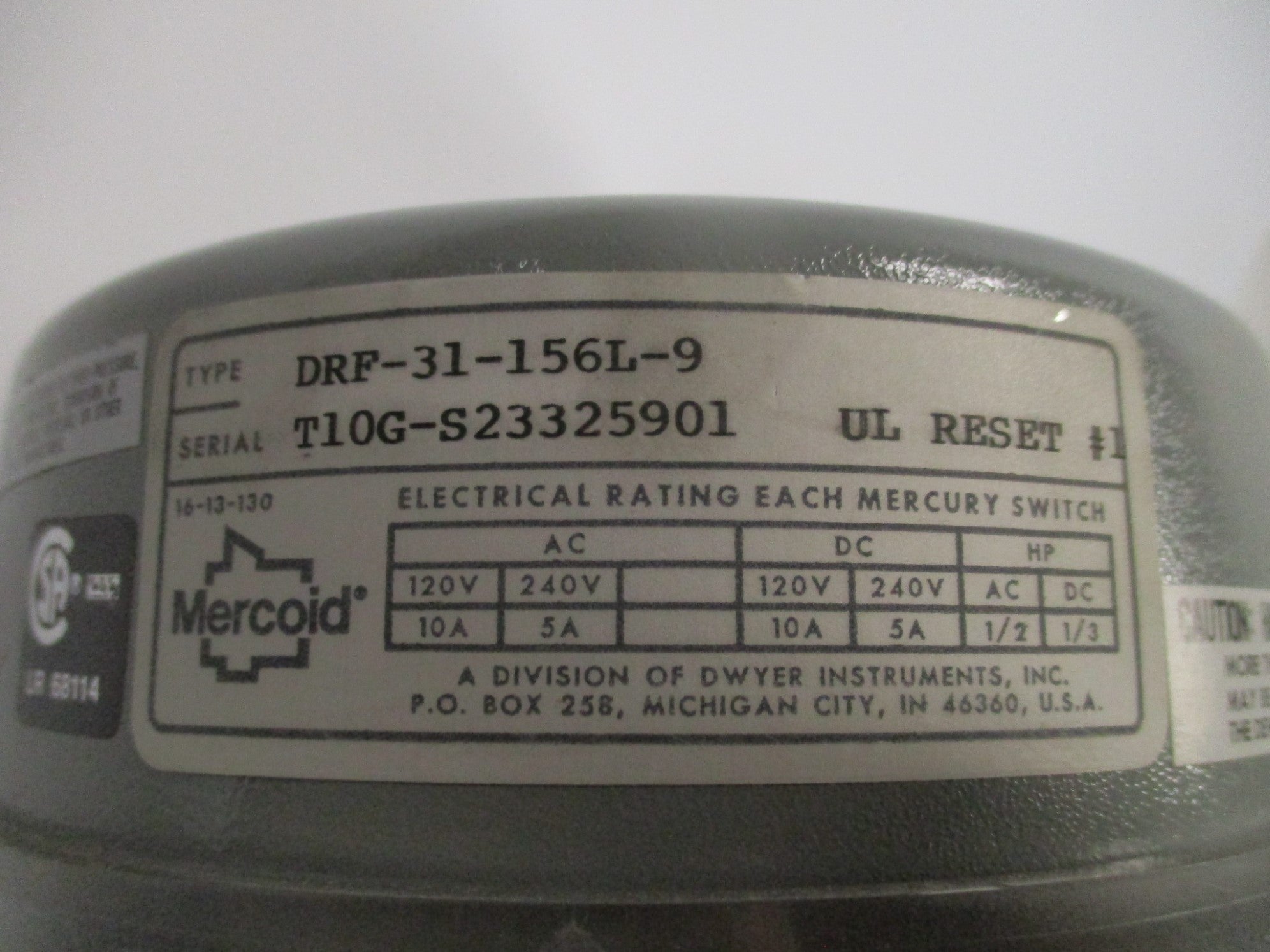 MERCOID DRF-31-156L-9 NSMP