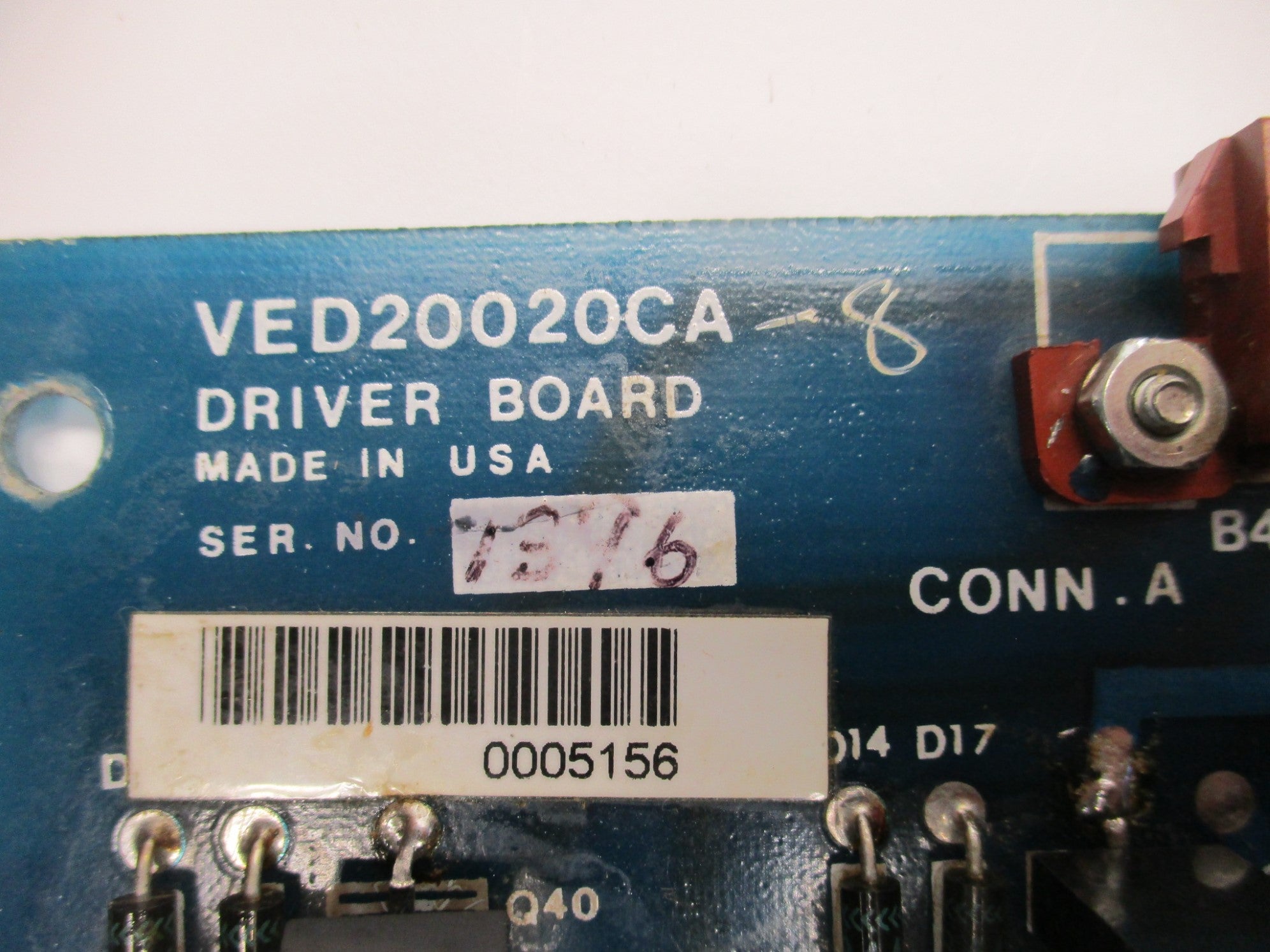 INDUSTRIAL MRO VED20020CA-8 UNMP
