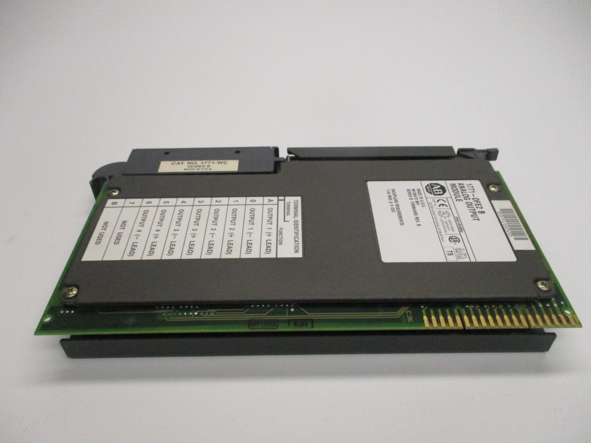 ALLEN BRADLEY 1771-OFE2 SER. B F/W B NSNP
