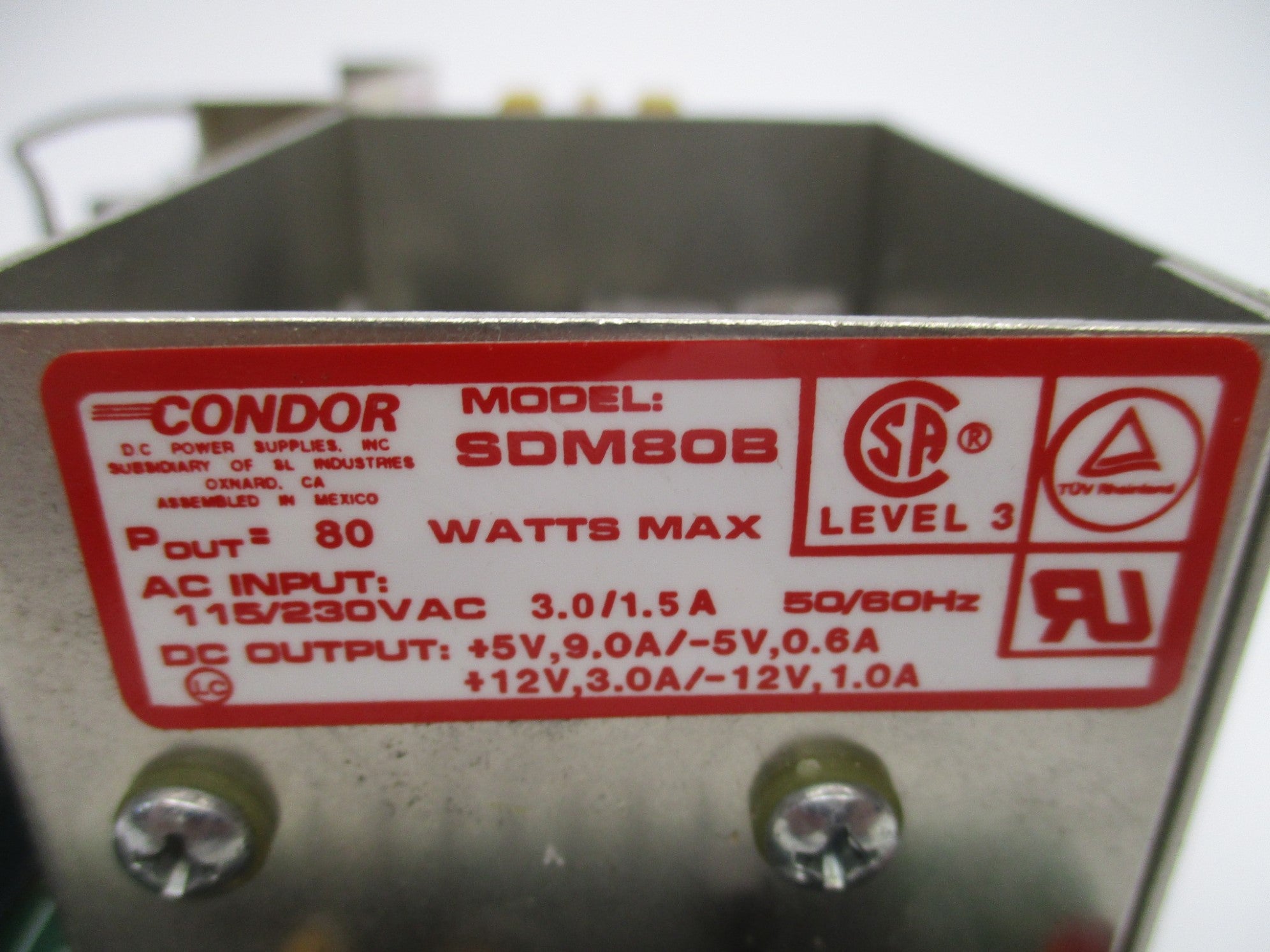 CONDOR SDM80B NSMP