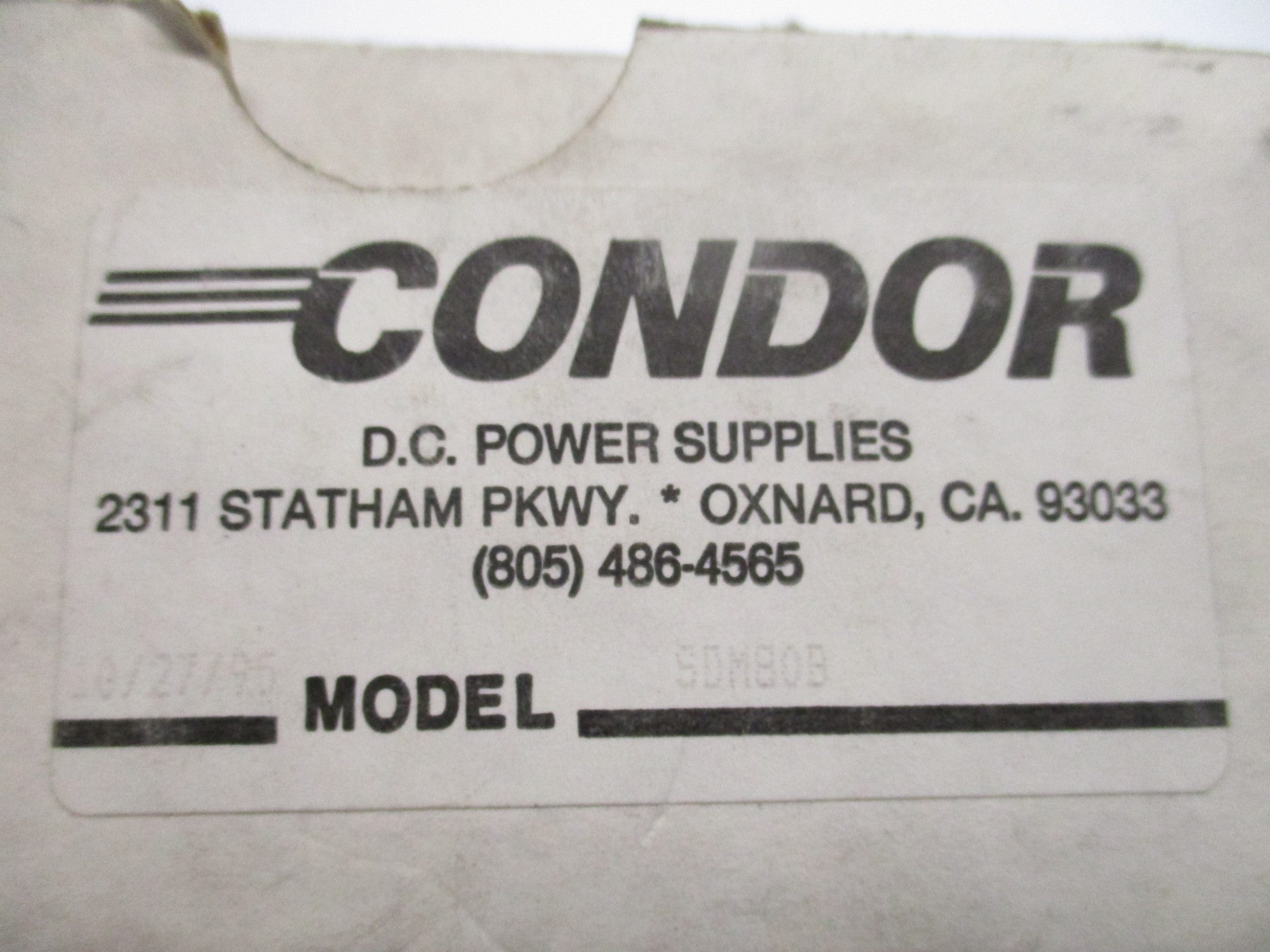 CONDOR SDM80B NSMP