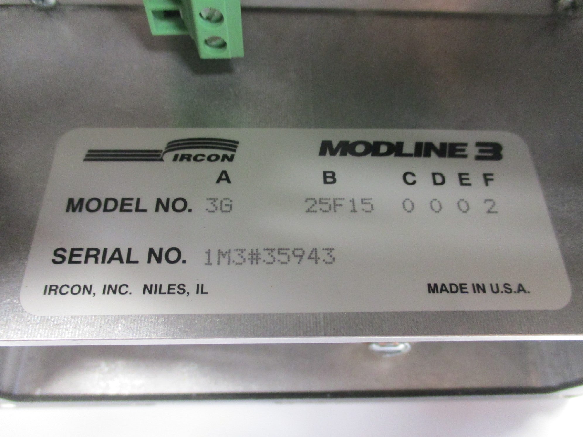 IRCON 3G25F150002 NSNP