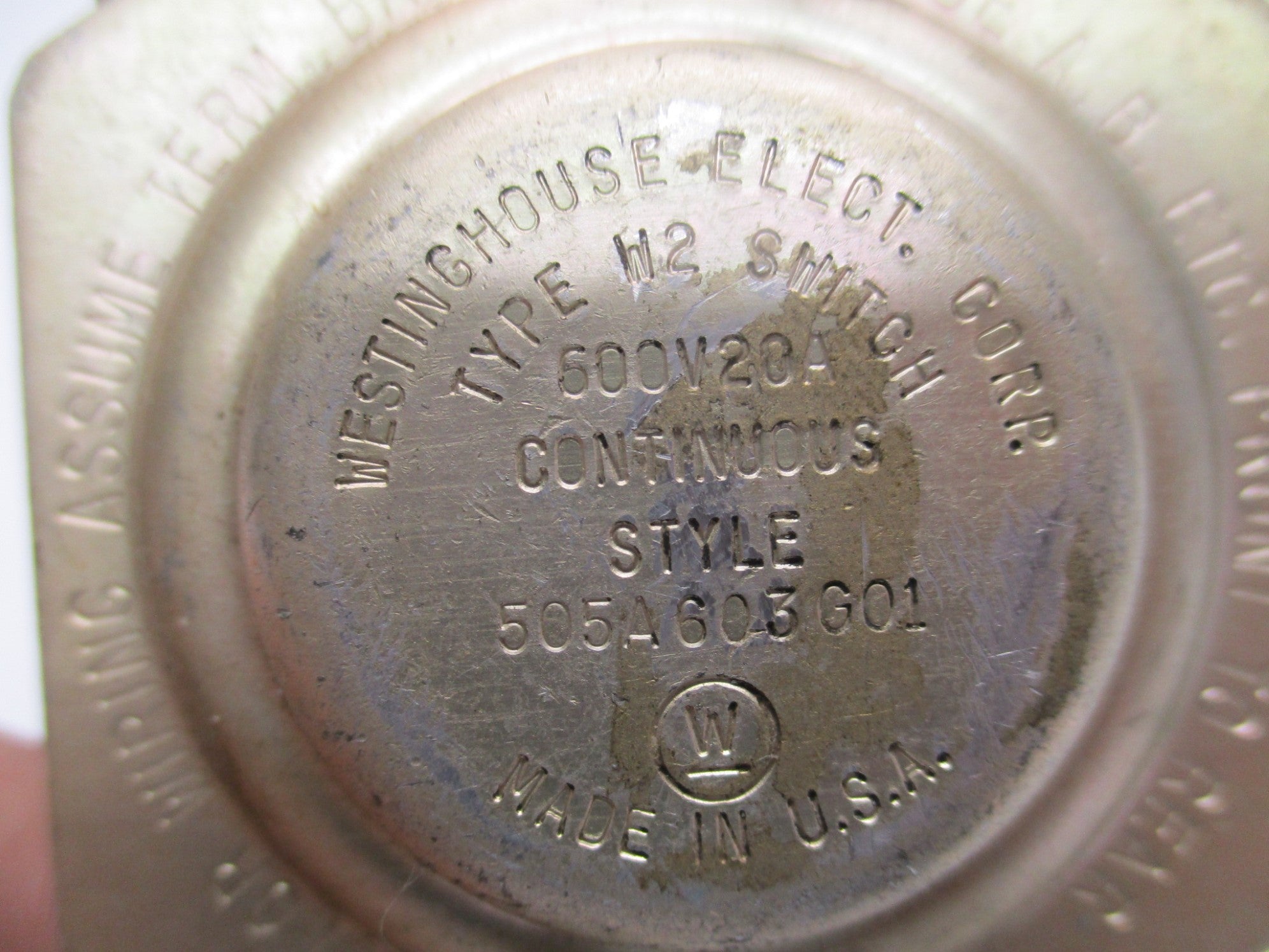 WESTINGHOUSE 505A603G01 UNMP