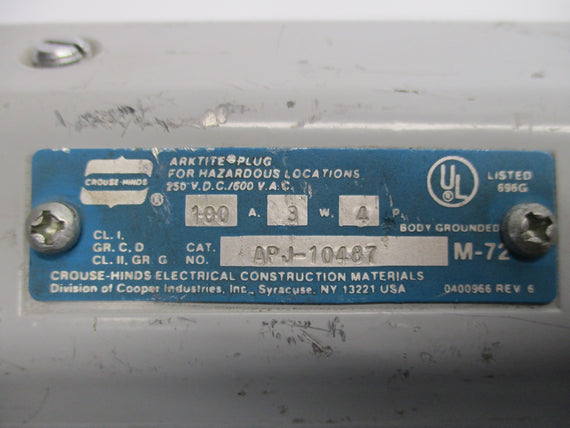 CROUSE HINDS APJ-10487 UNMP