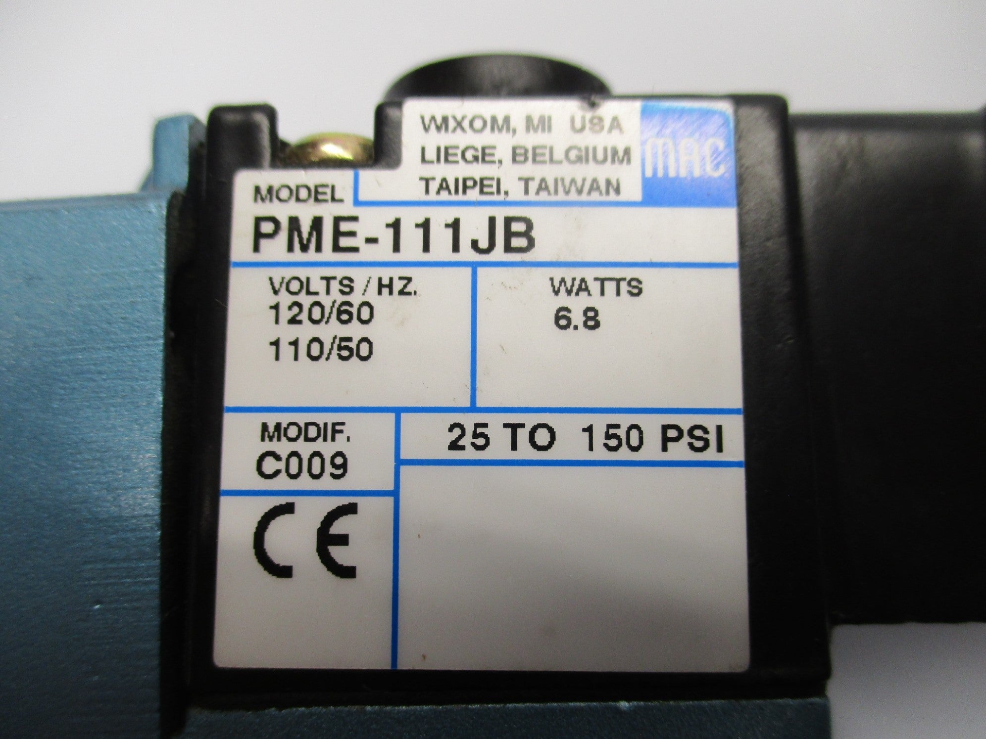 MAC 811C-PM-111JB-172 120V UNMP