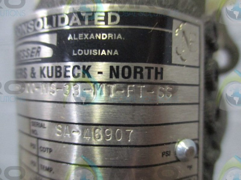 DRESSER CONSOLIDATED 19110LC-2-CC-MS-33-MT-FT-SS RELIEF VALVE  NSNP