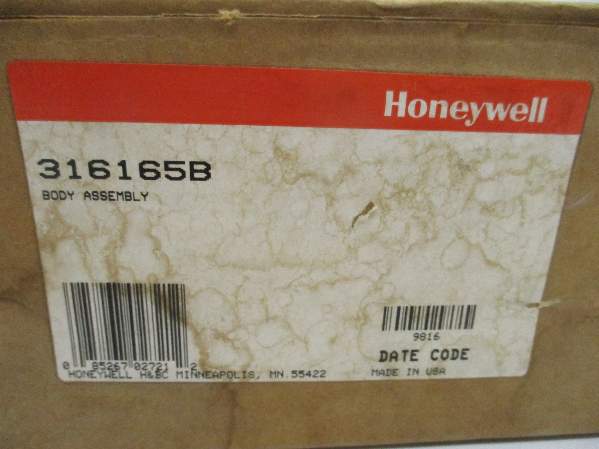 HONEYWELL 316165B NSMP