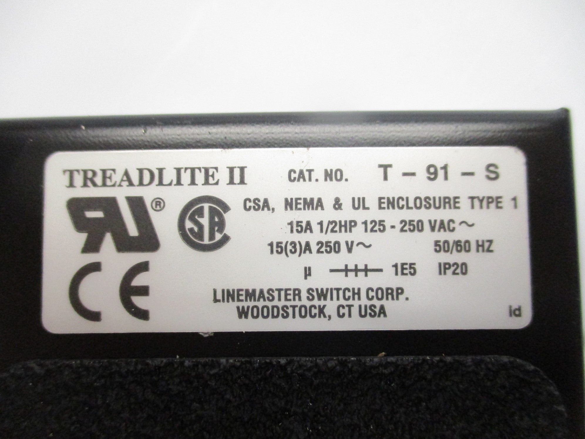 LINEMASTER T-91-S 125-250VAC 15A NSMP