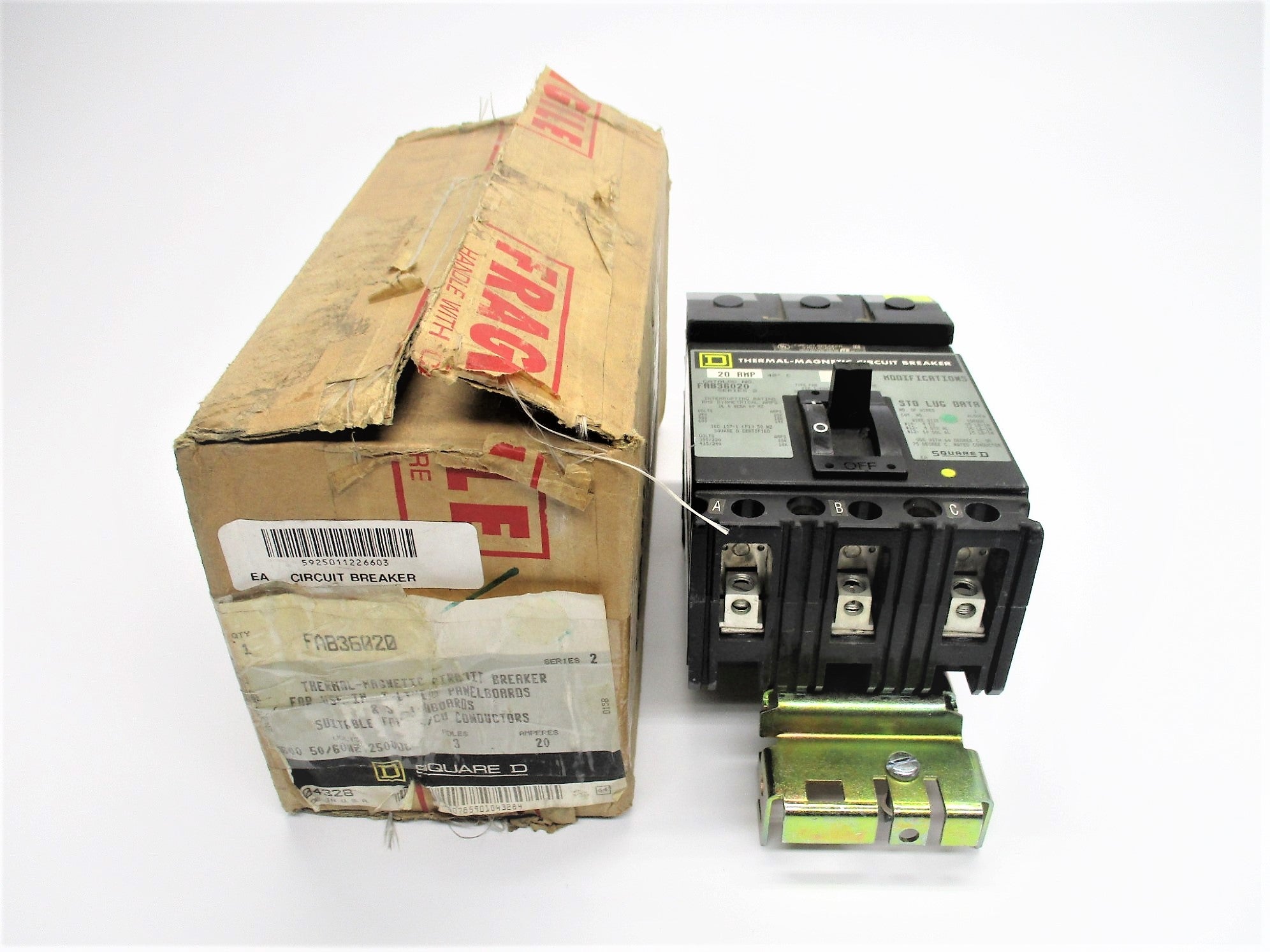 SQUARE D FAB36020 SER. 2 20A 600V (GREY) NSMP