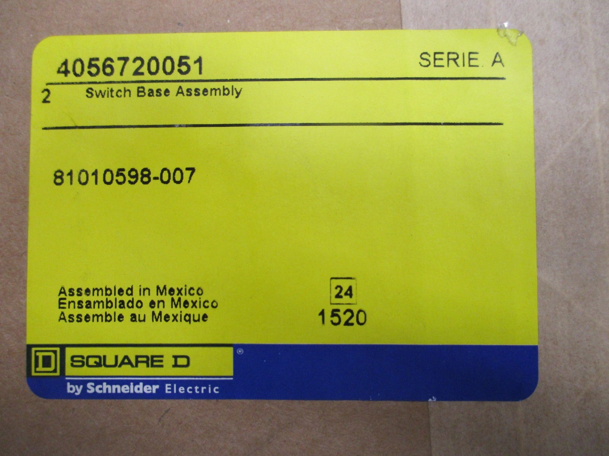SQUARE D 40567-200-51 (PKG OF 2) NSMP