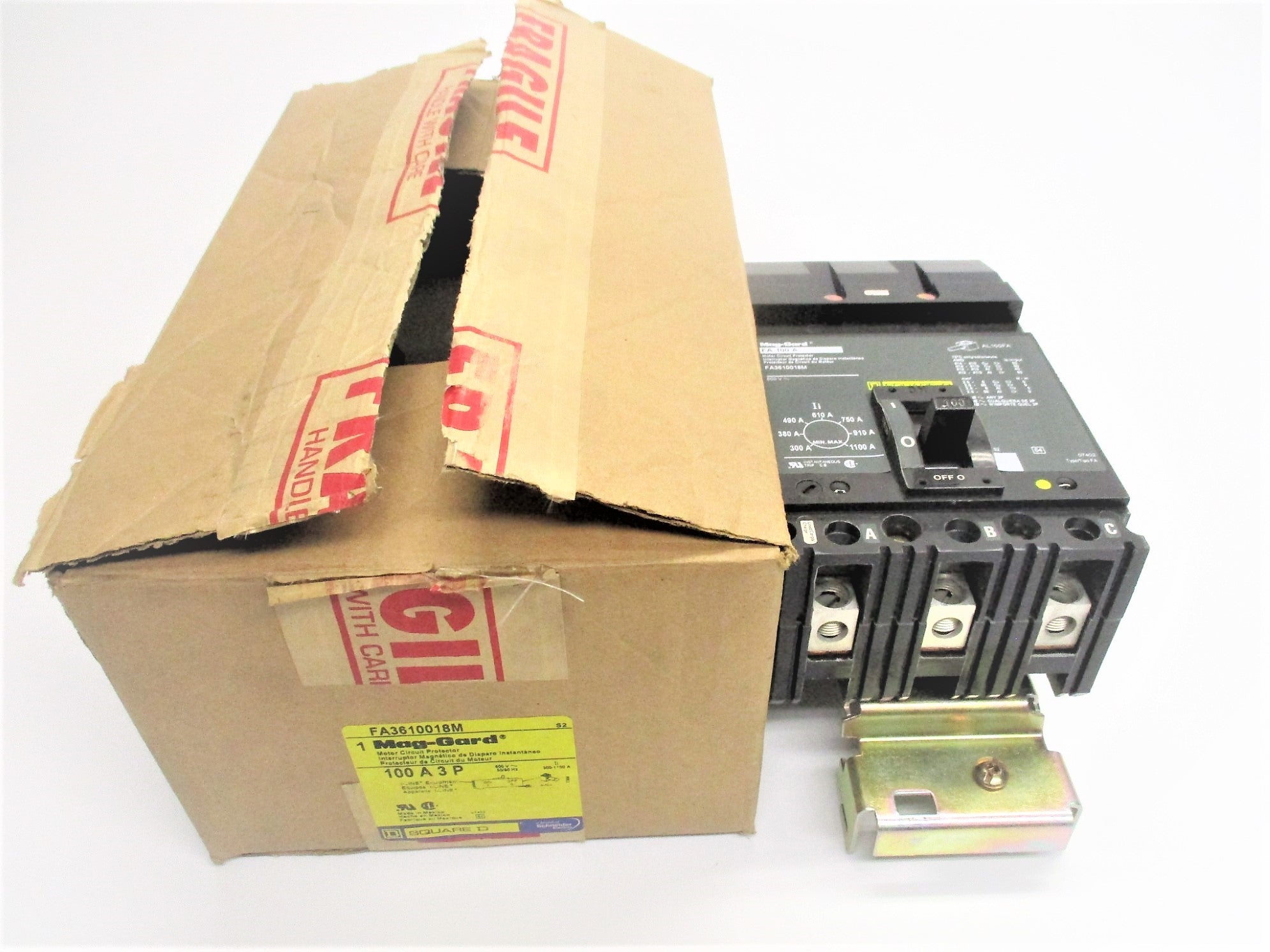 SQUARE D FA3610018M 100A 600V NSMP