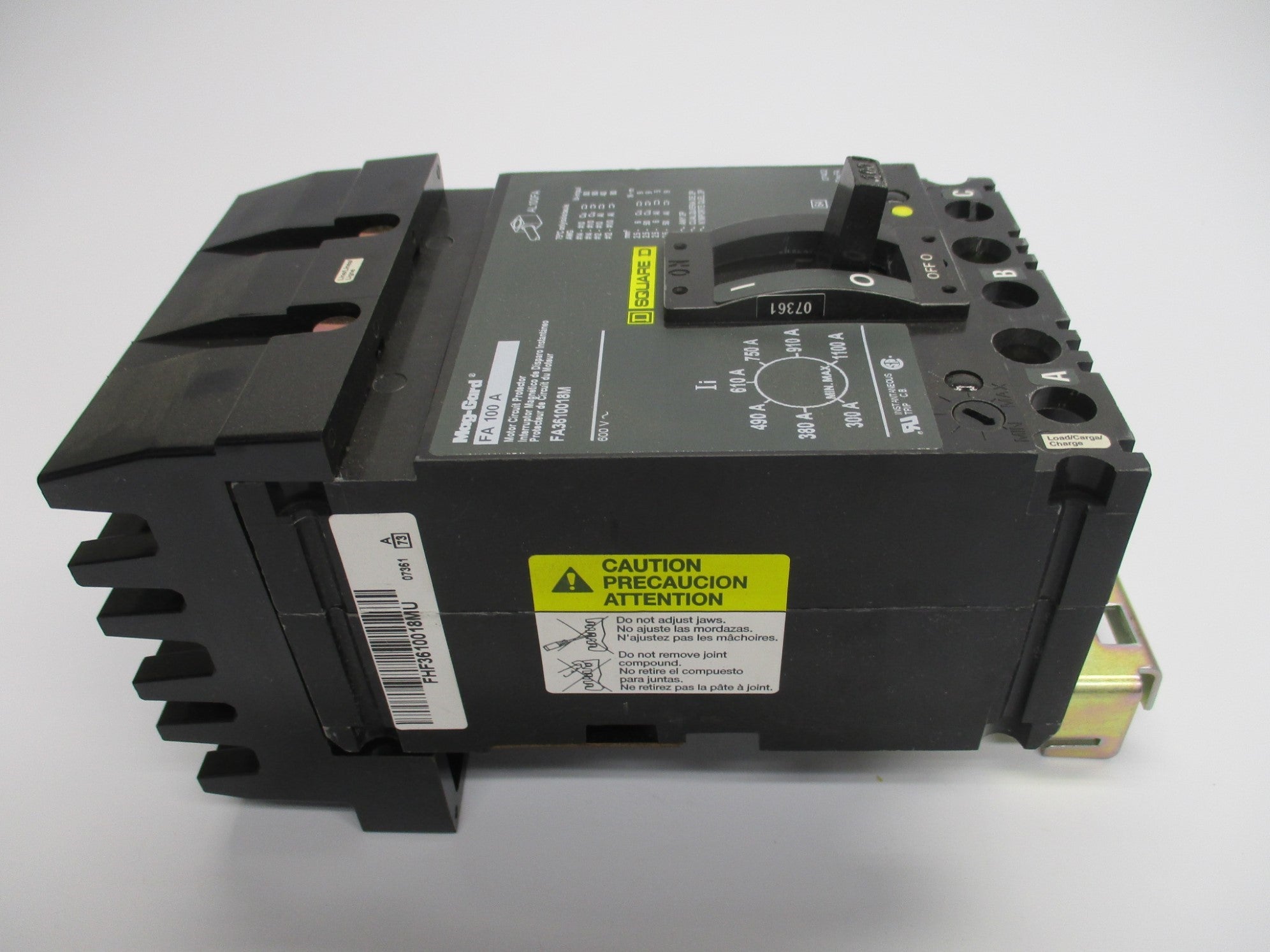 SQUARE D FA3610018M 100A 600V NSMP