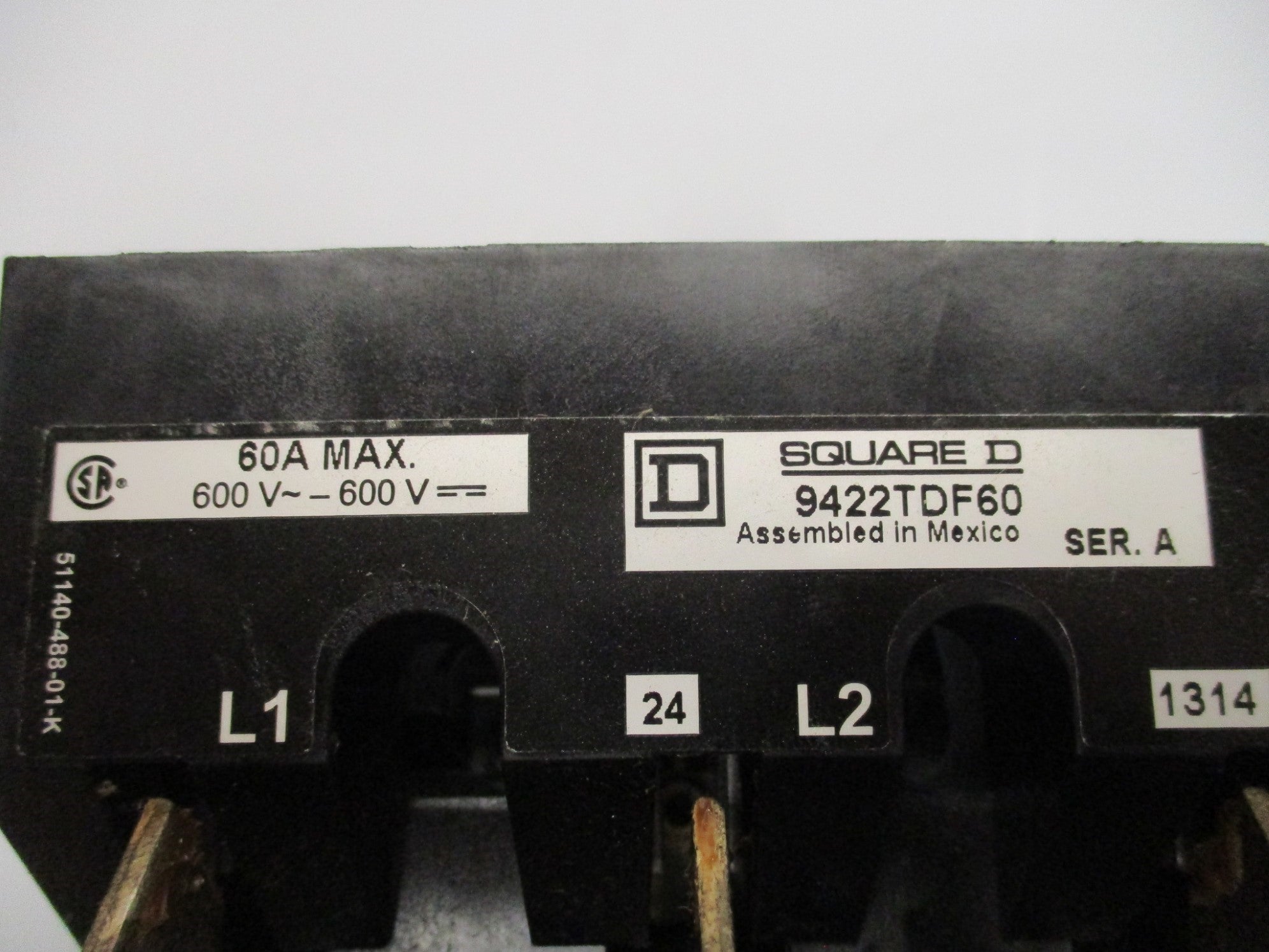 SQUARE D 9422TDF60 SER. A (AS PICTURED) NSMP