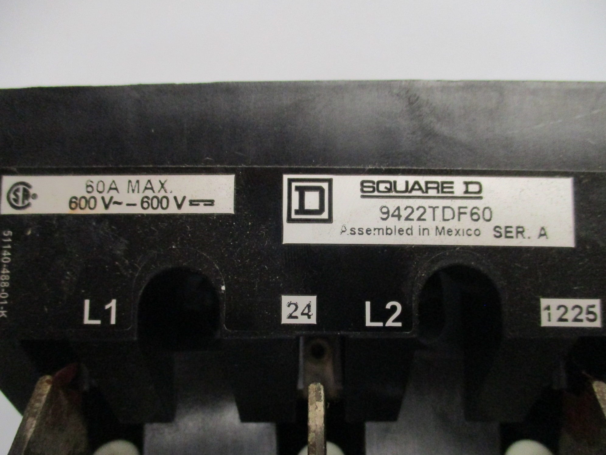 SQUARE D 9422TDF60 SER. A NSMP
