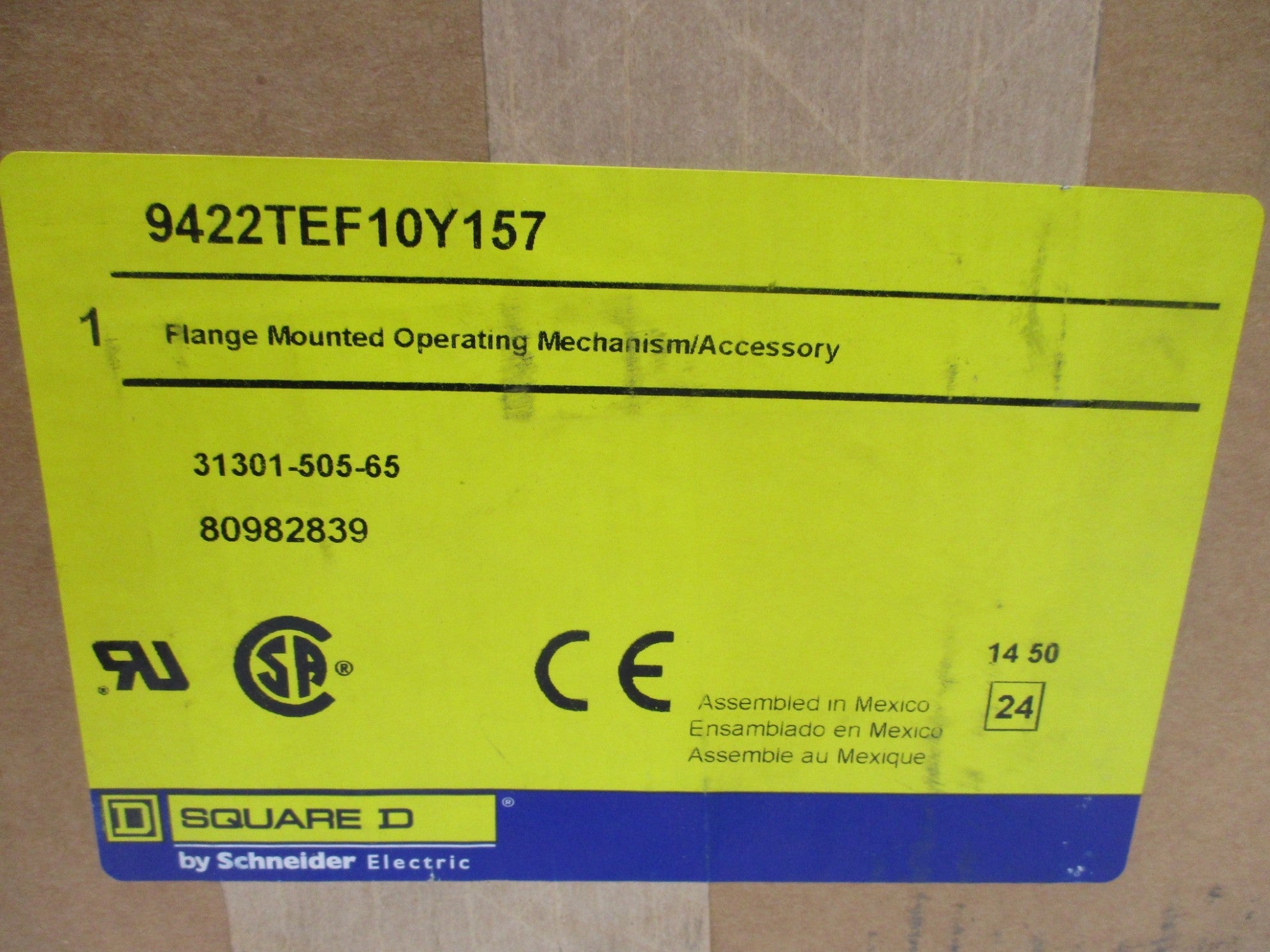 SQUARE D 9422TEF10Y157 NSFS
