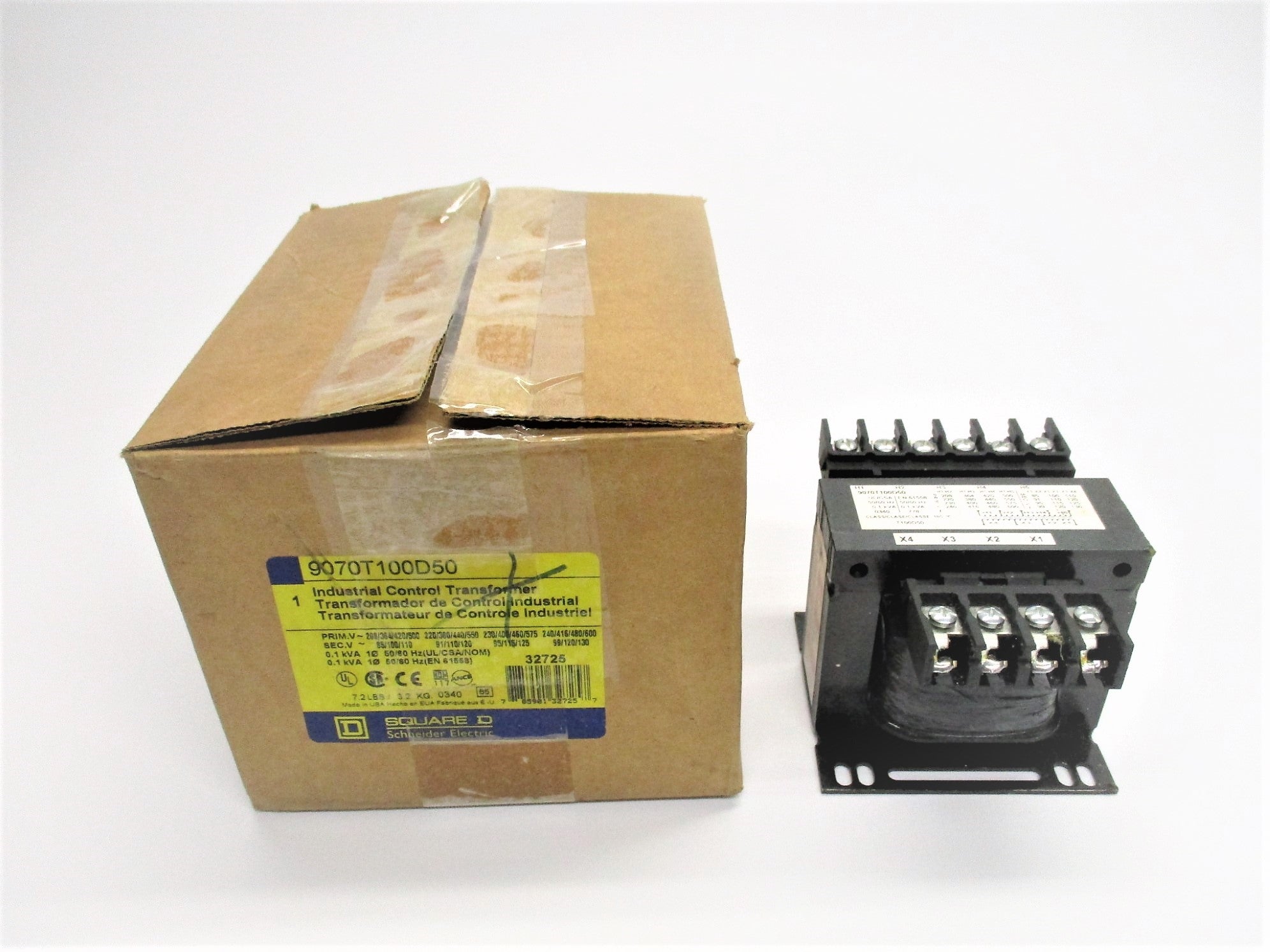 SQUARE D 9070T100D5 600V 0.1KVA NSMP