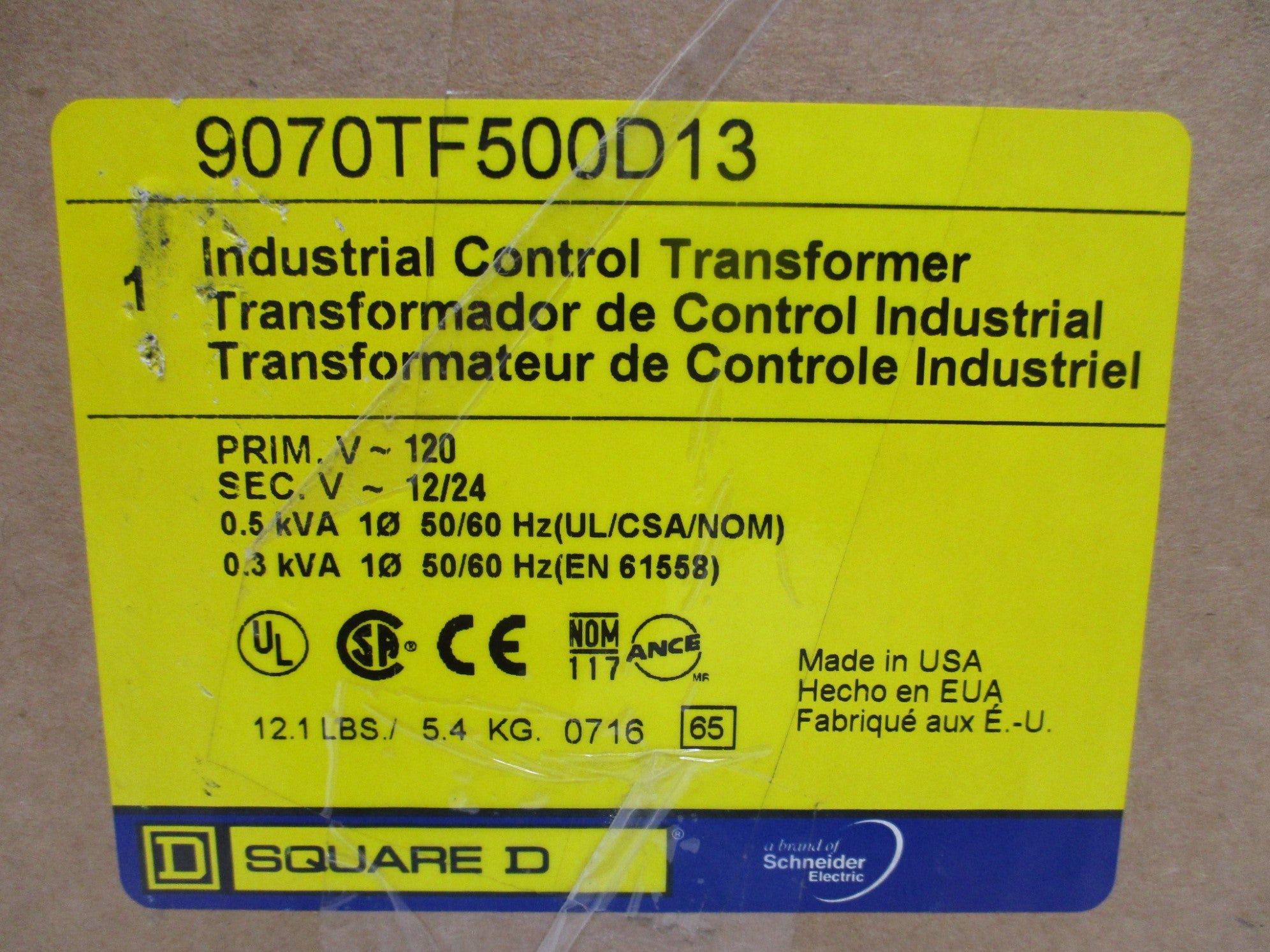 SQUARE D 9070TF500D13 NSMP