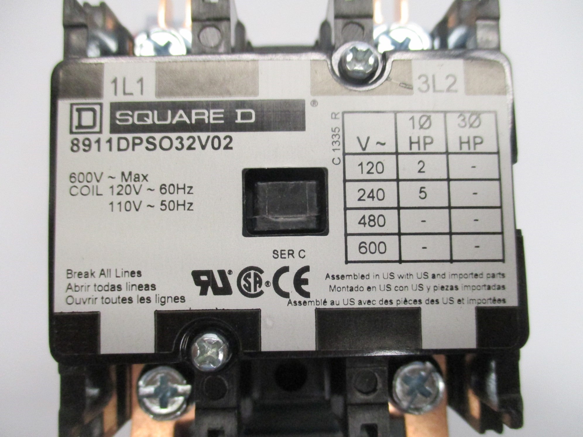 SQUARE D 8911DPSO32V02 SER. C NSMP
