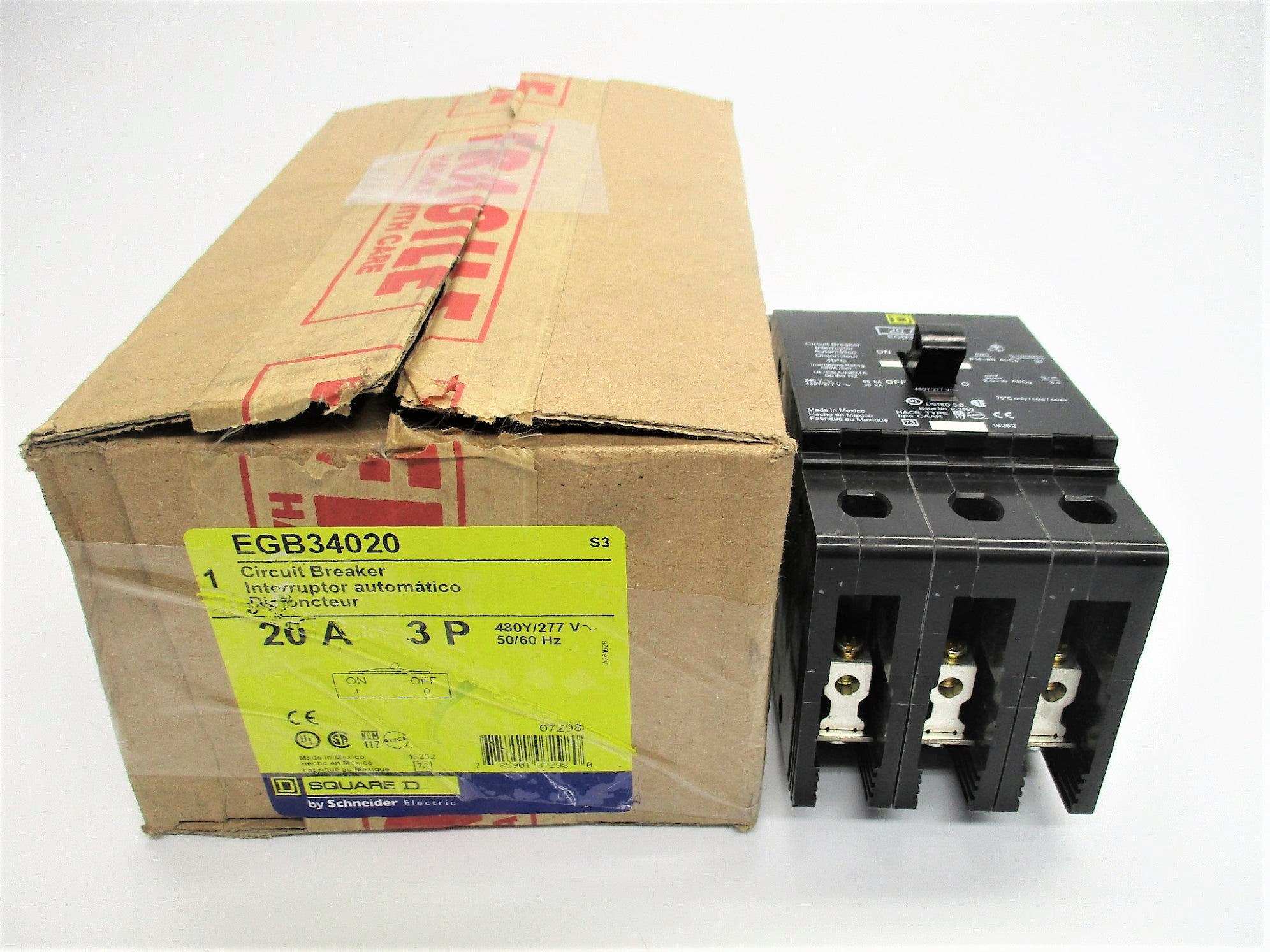 SQUARE D EGB34020 20A 277V NSMP