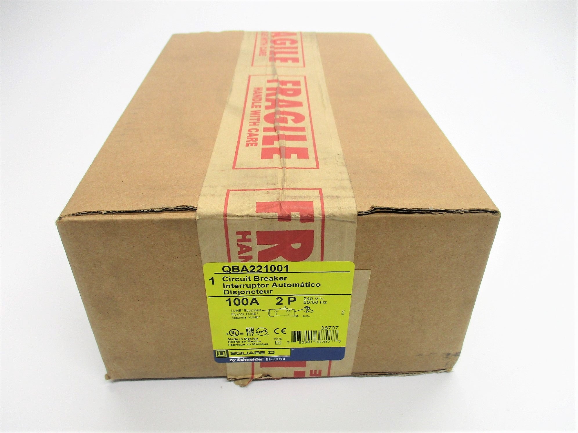 SQUARE D QBA221001 100A 240V NSFS