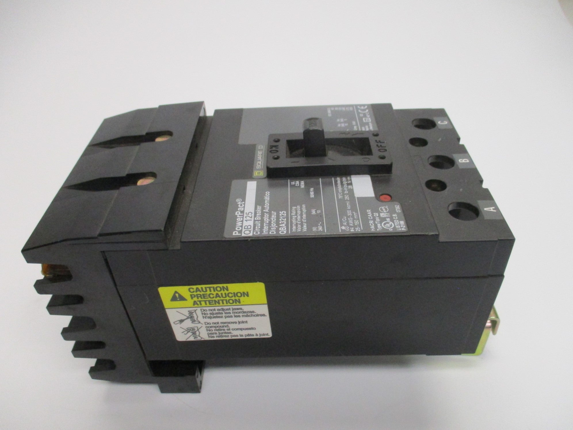 SQUARE D QBA32125 240V 125A NSMP