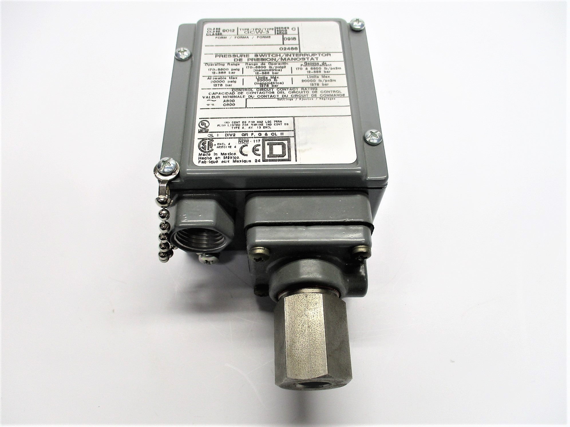 SQUARE D 9012GCW-3 SER. C NSNP